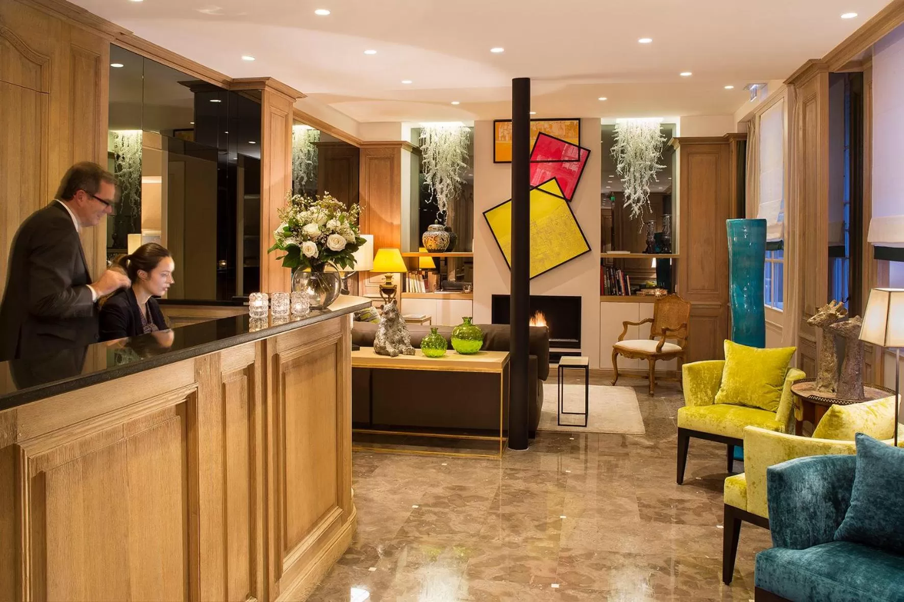 Lobby or reception in Balmoral Champs Elysées