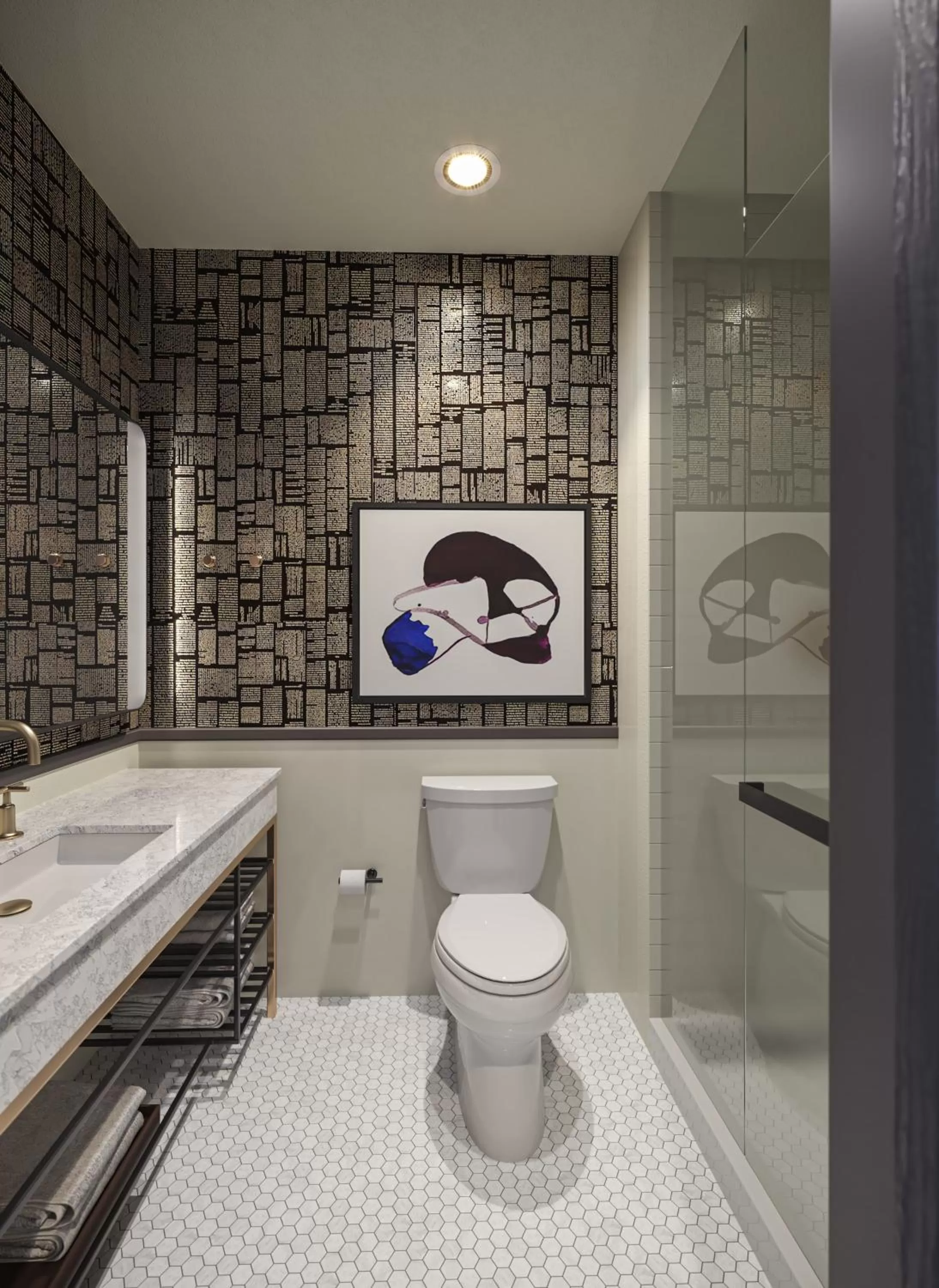 Bathroom in The Slate Hotel Denver Downtown, Tapestry by Hilton