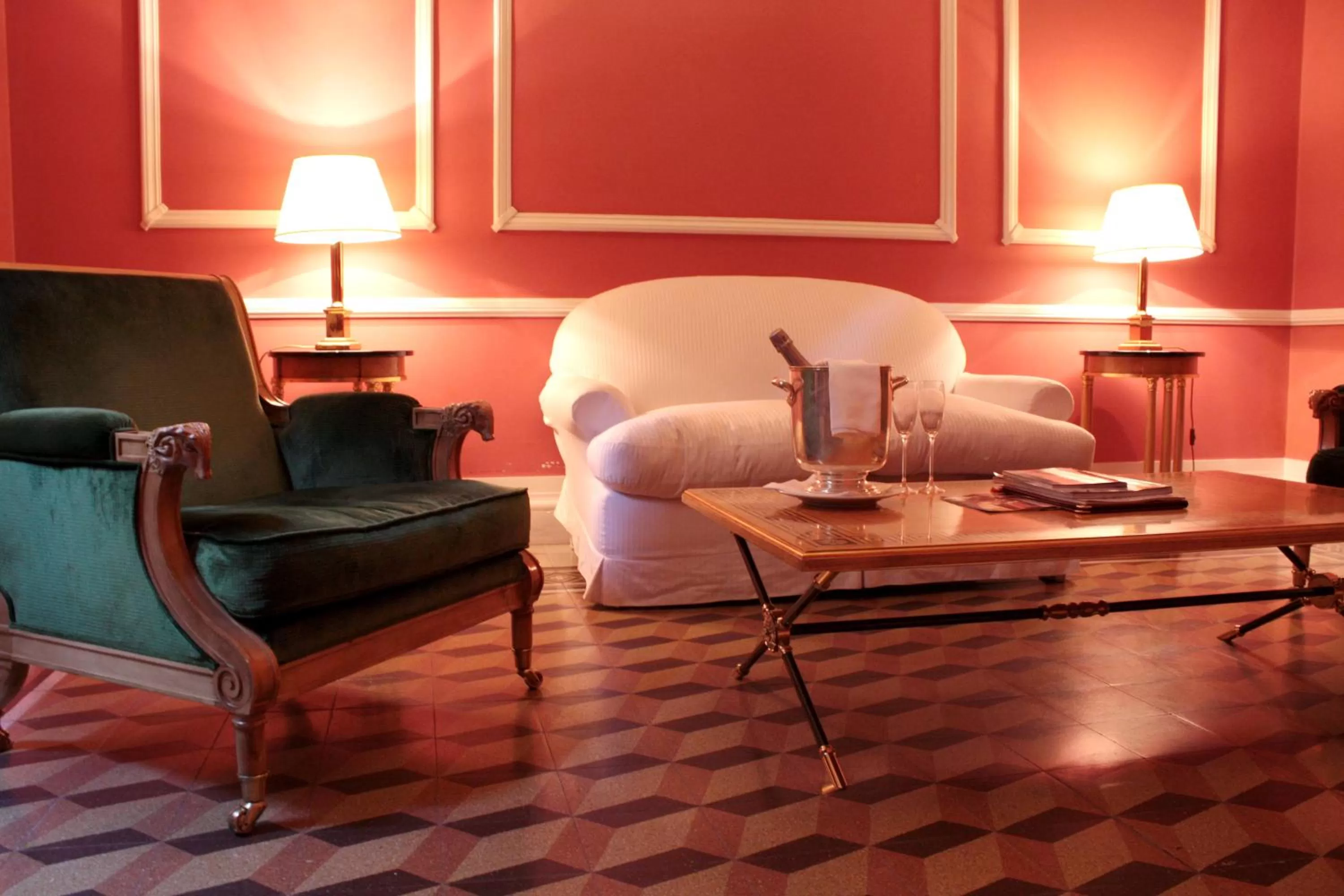 Decorative detail in Hotel Albani Firenze