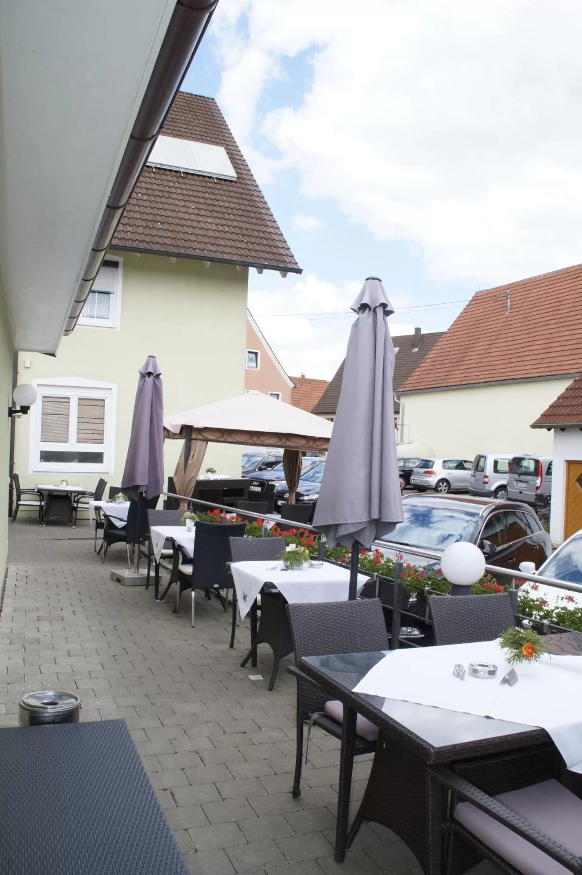 Balcony/Terrace in Sonnenhalde Landgasthof Bieg