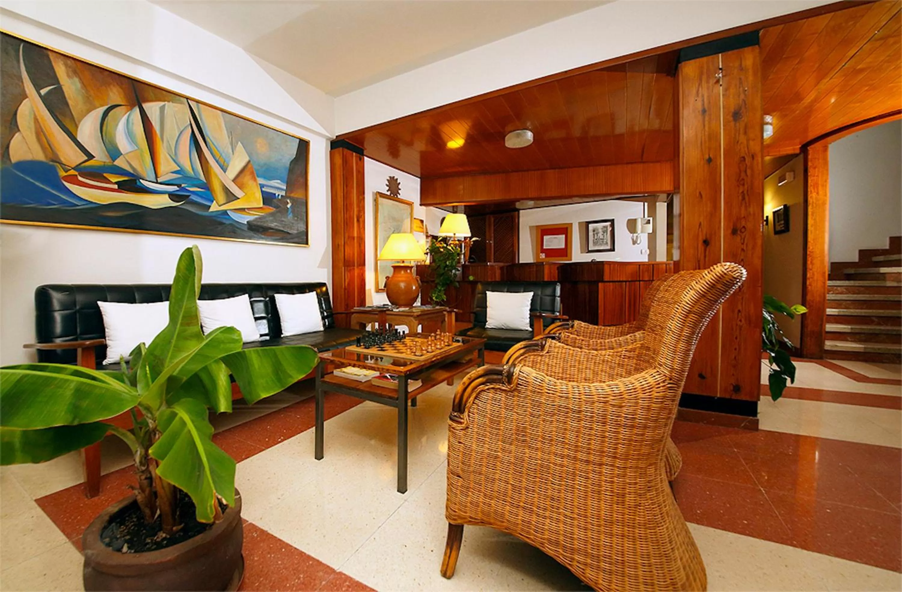 Lobby or reception in Hotel Edén