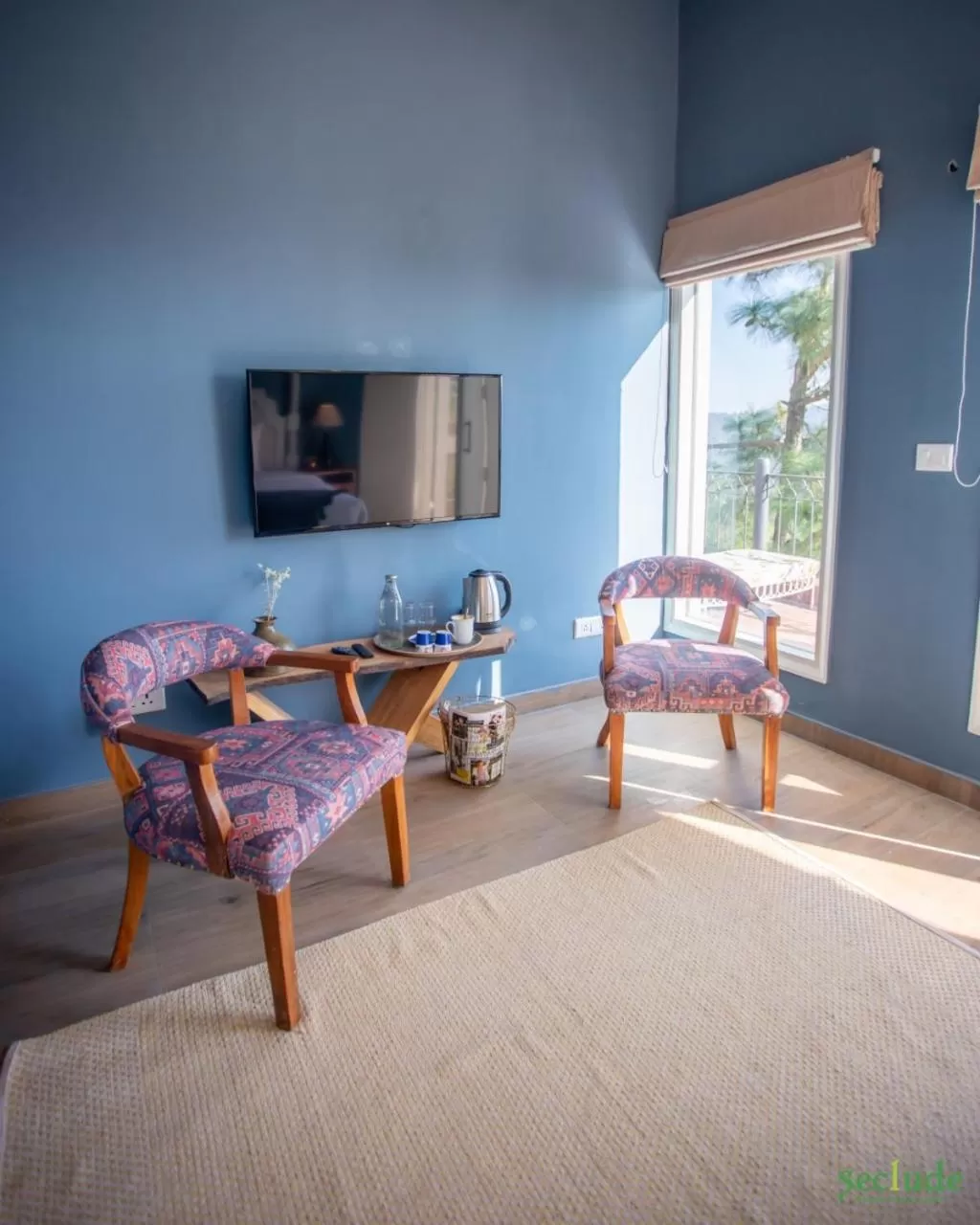 Seating area in Seclude Kasauli, Himachal Pradesh