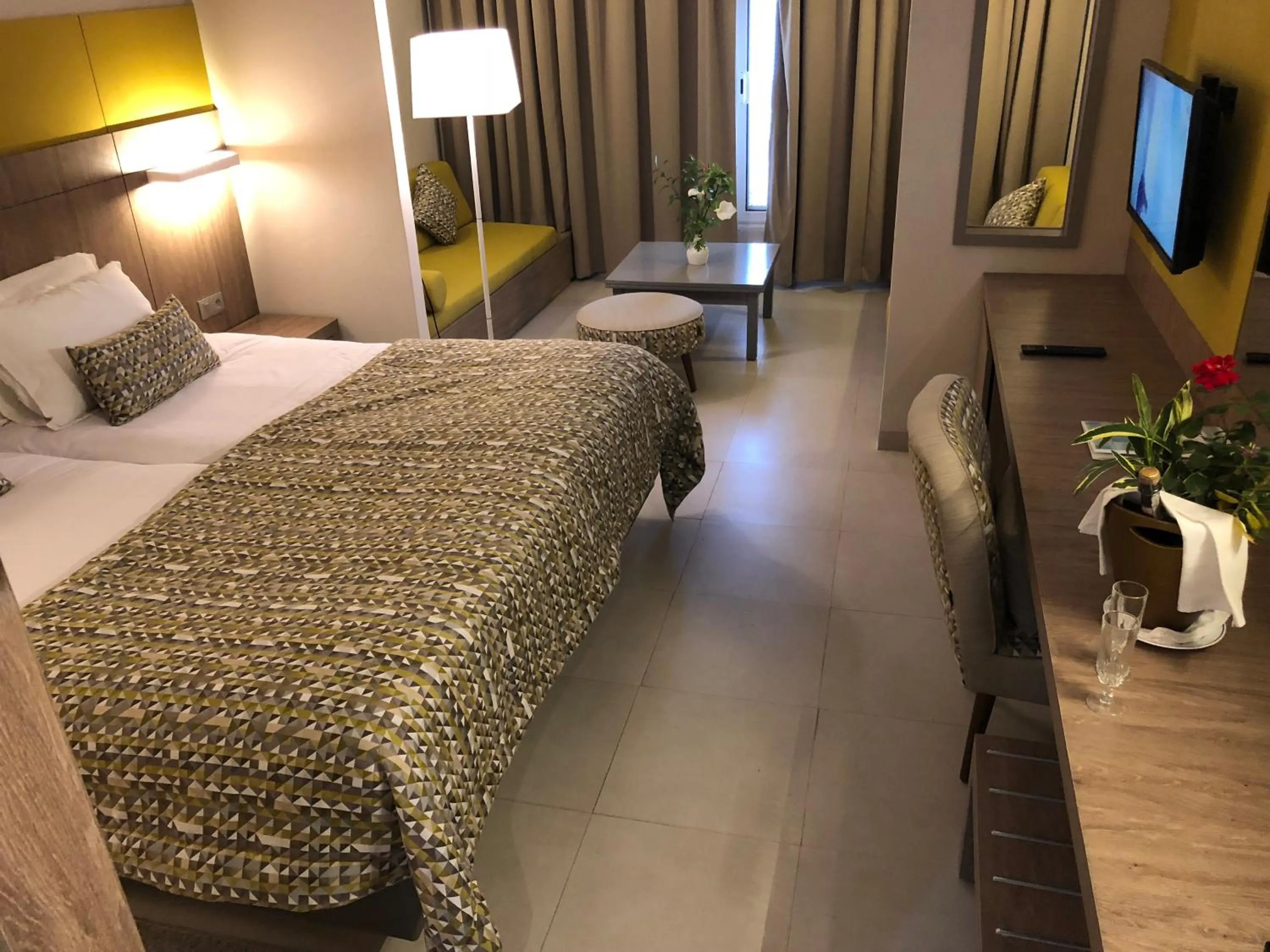 Bed in Hotel La Residence Hammamet