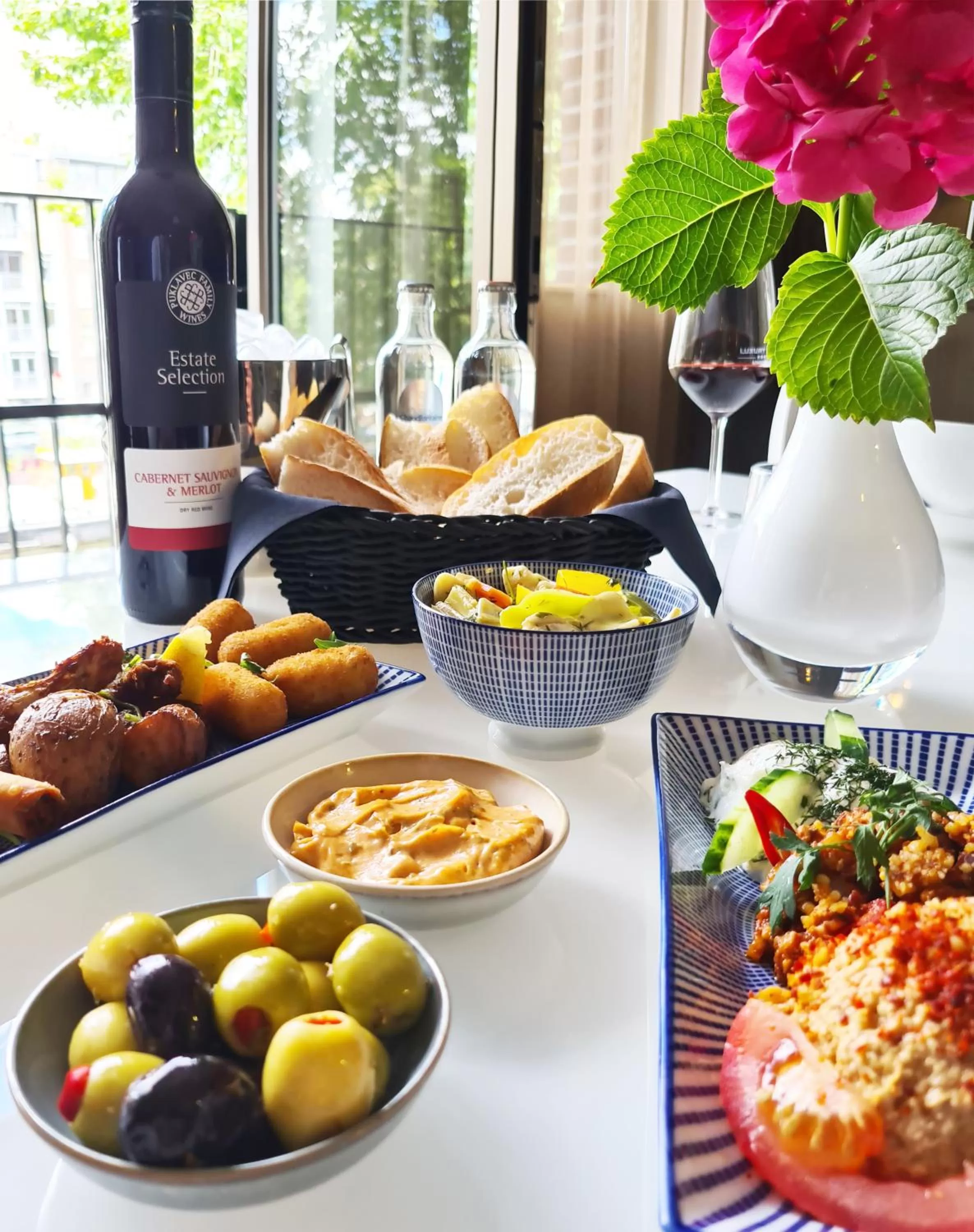 Food close-up in Luxury Suites Amsterdam