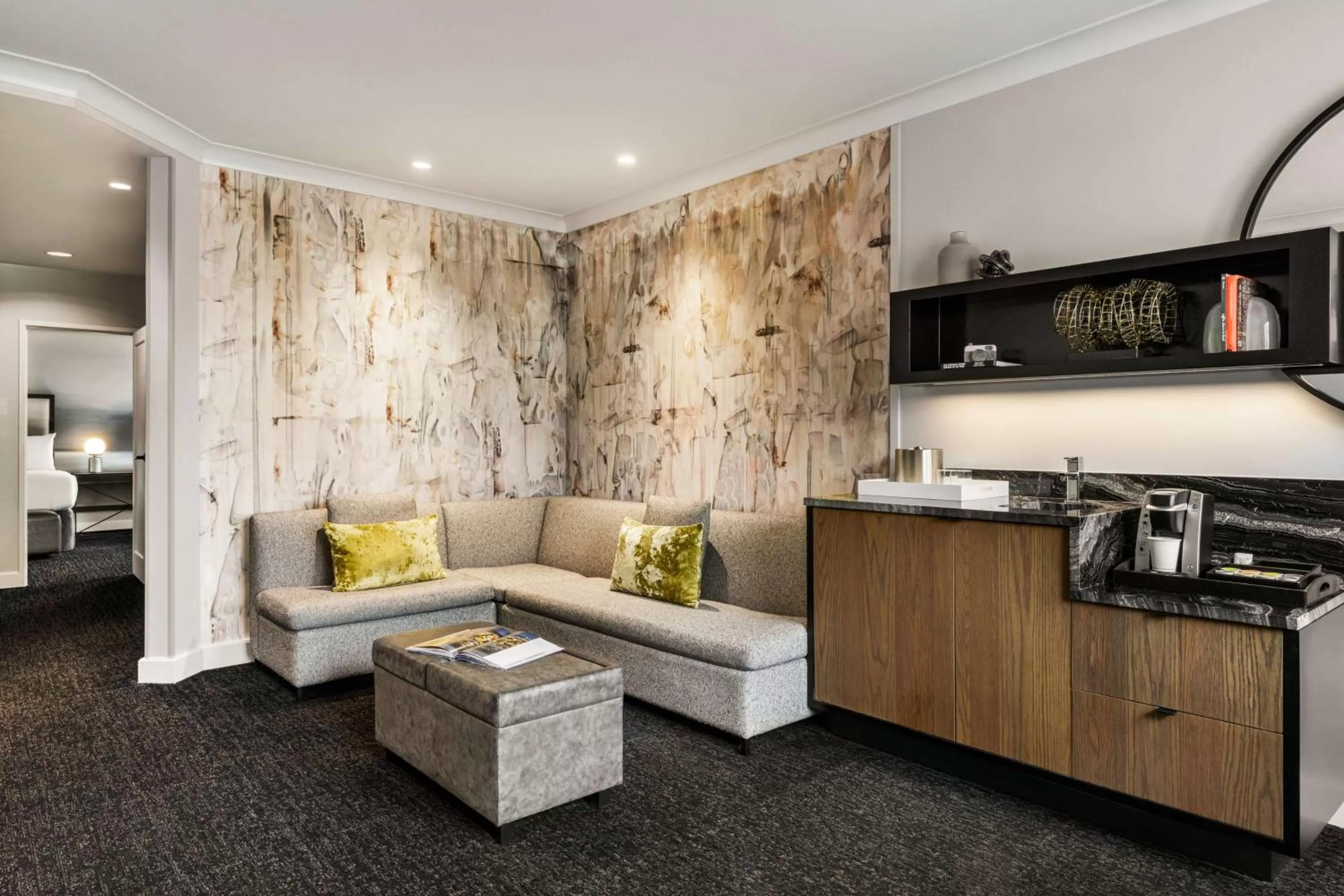 Living room in Hilton Motif Seattle