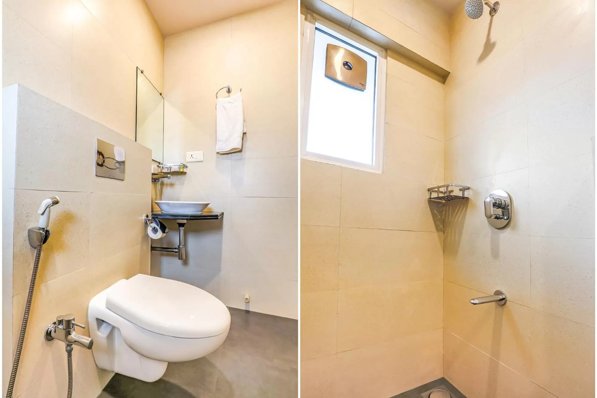 Bathroom in FabHotel Landmark Residency - Nr MIDC Turbhe