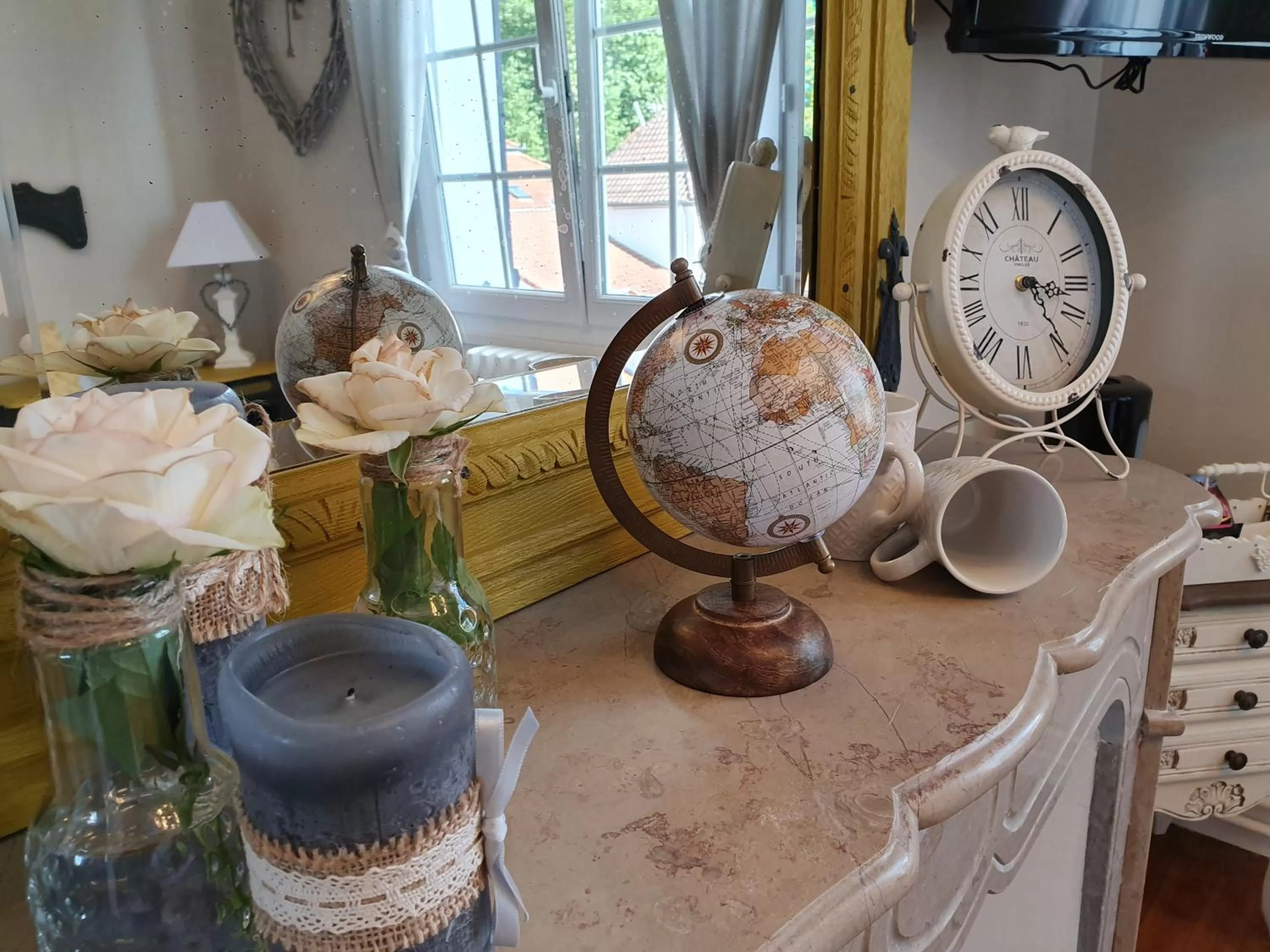 Decorative detail in Chambres d'hôtes Nuits Campagnardes