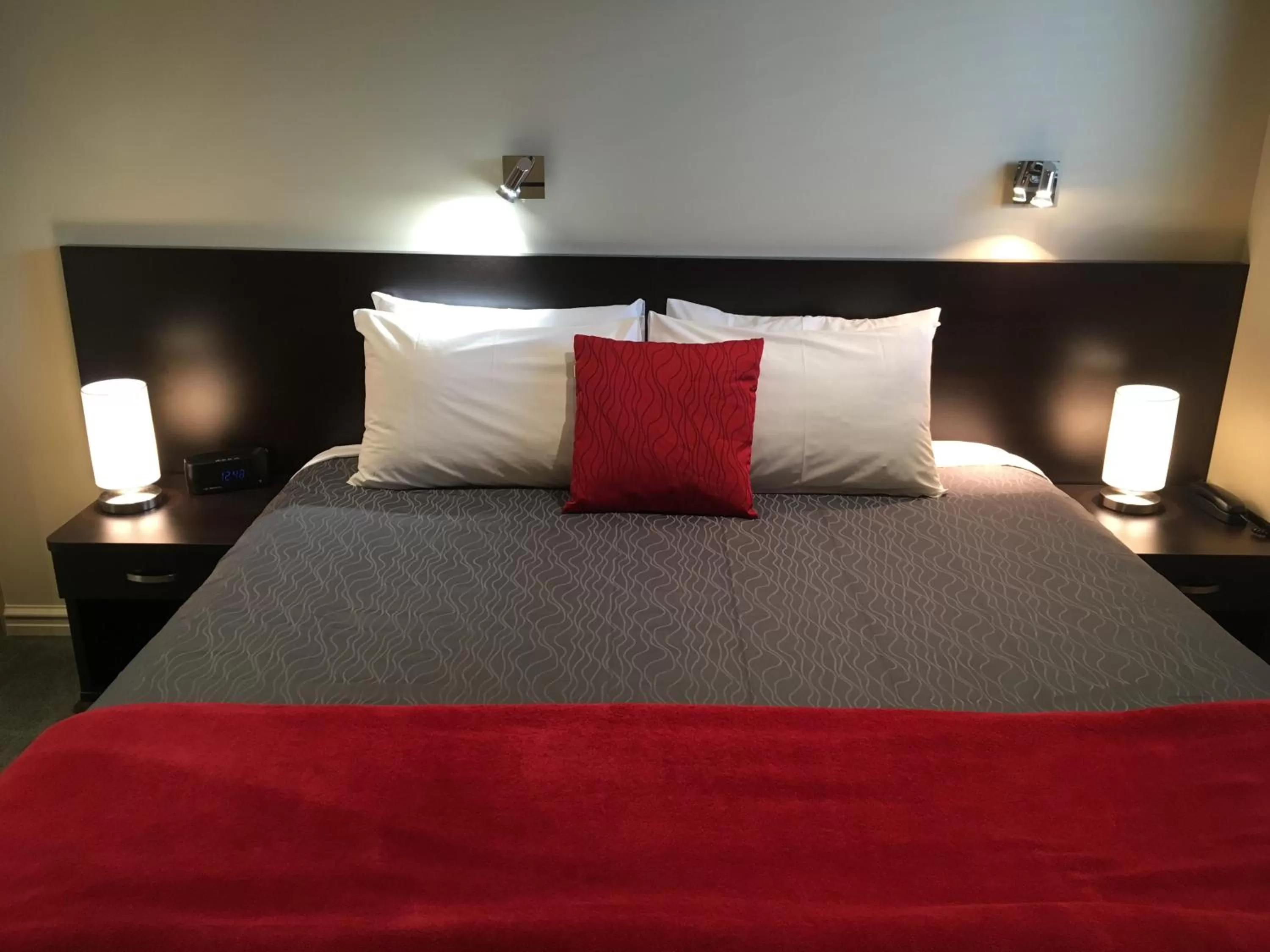 Bed in Kauri Motel on Riccarton