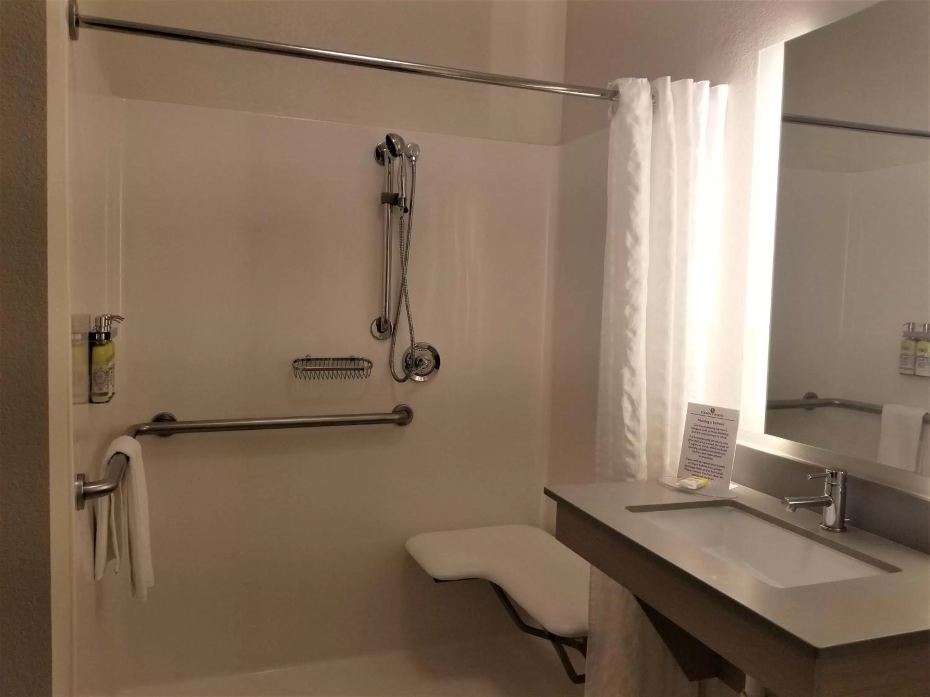 Bathroom in Candlewood Suites Apex Raleigh Area by IHG