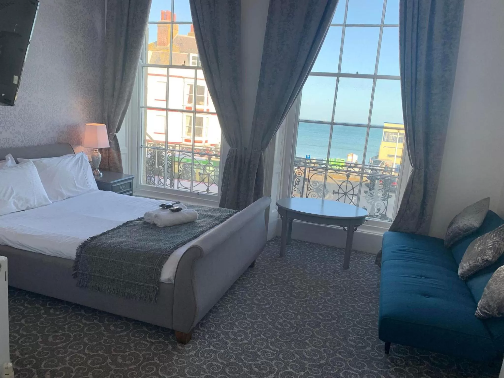 Seaview Double with Sofa in The Jubilee Hotel - with Spa and Restaurant and Entertainment