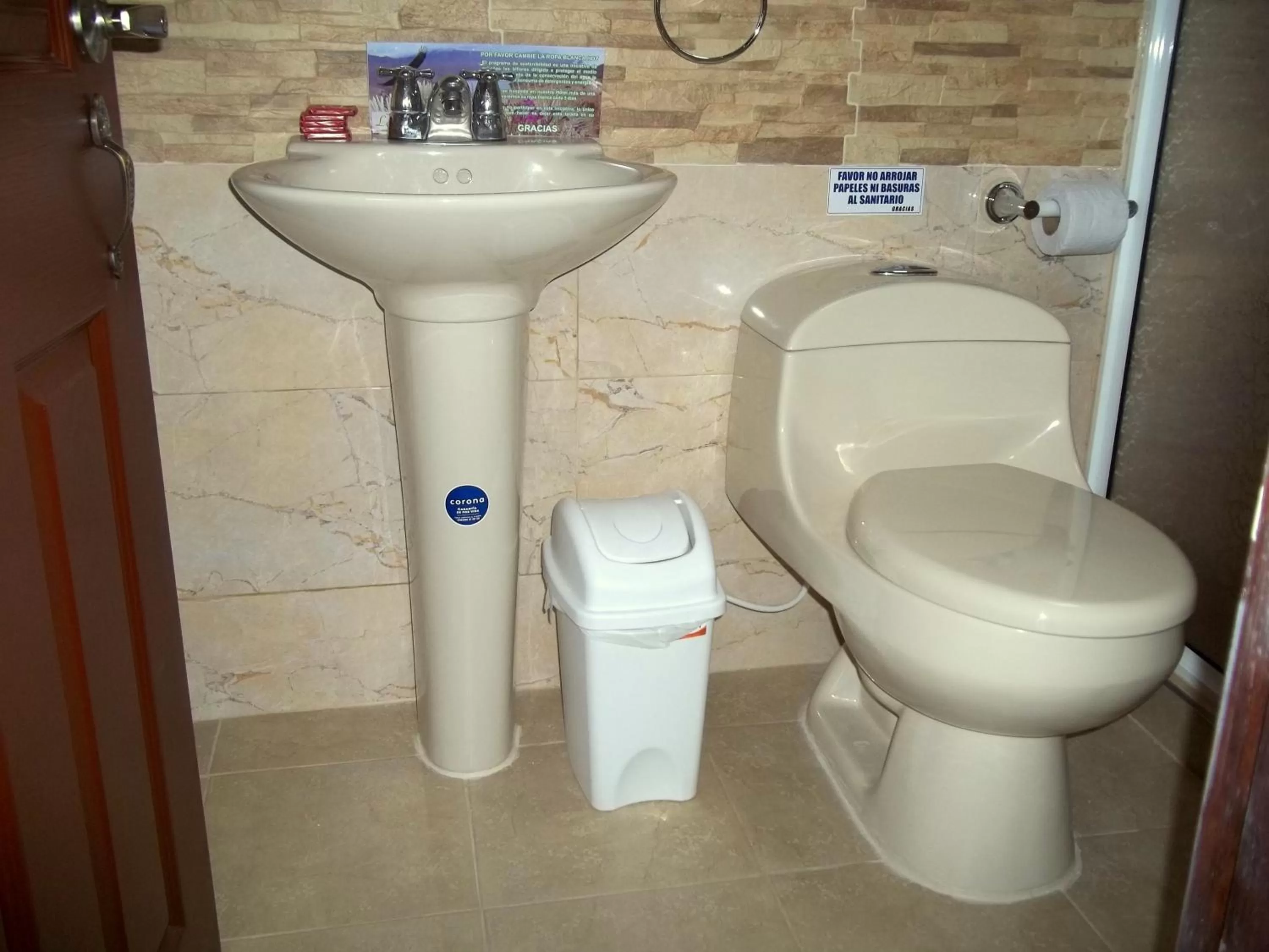 Bathroom in Cabañas Las Bifloras