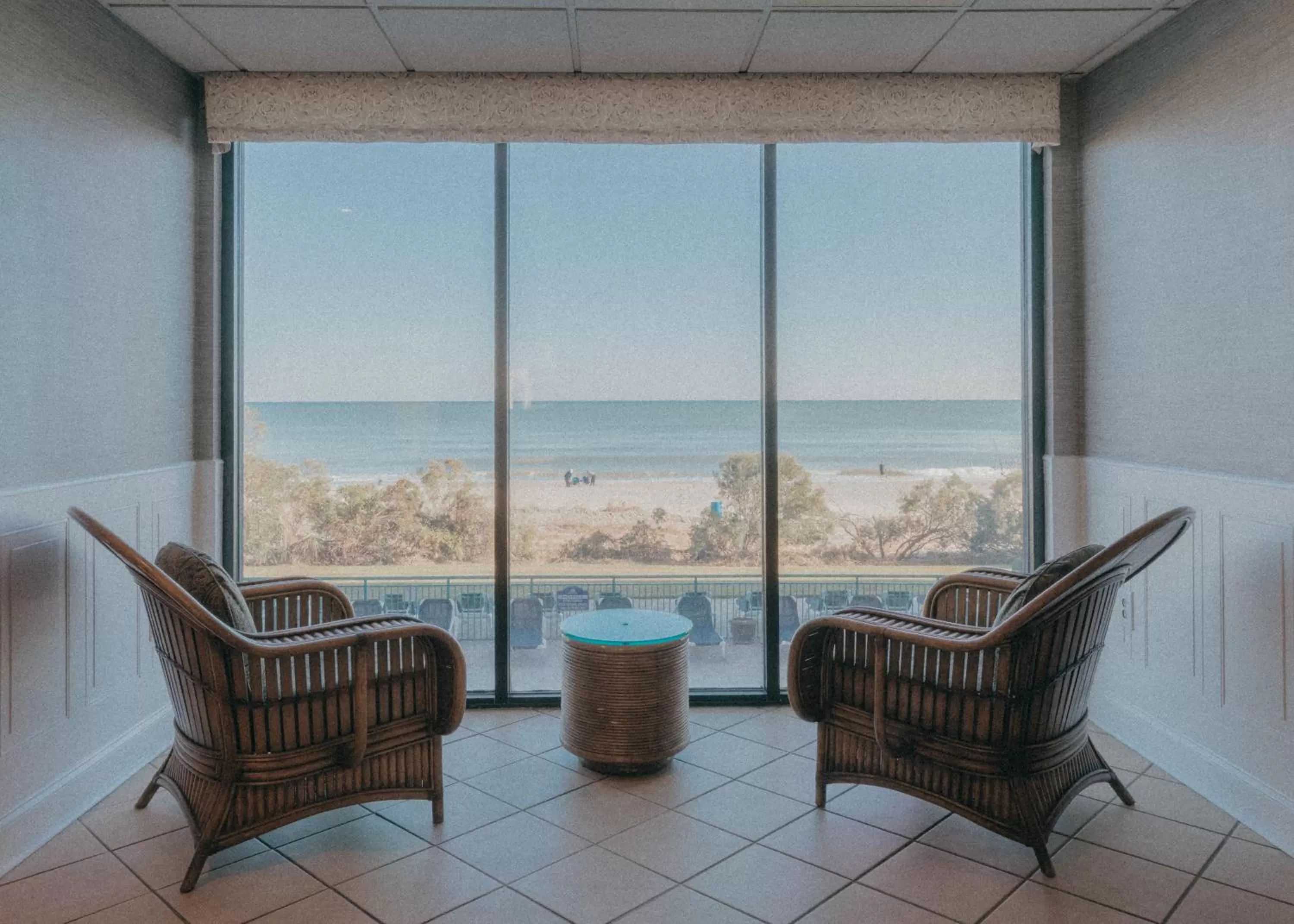 Lobby or reception in Sandcastle Oceanfront Resort South Beach