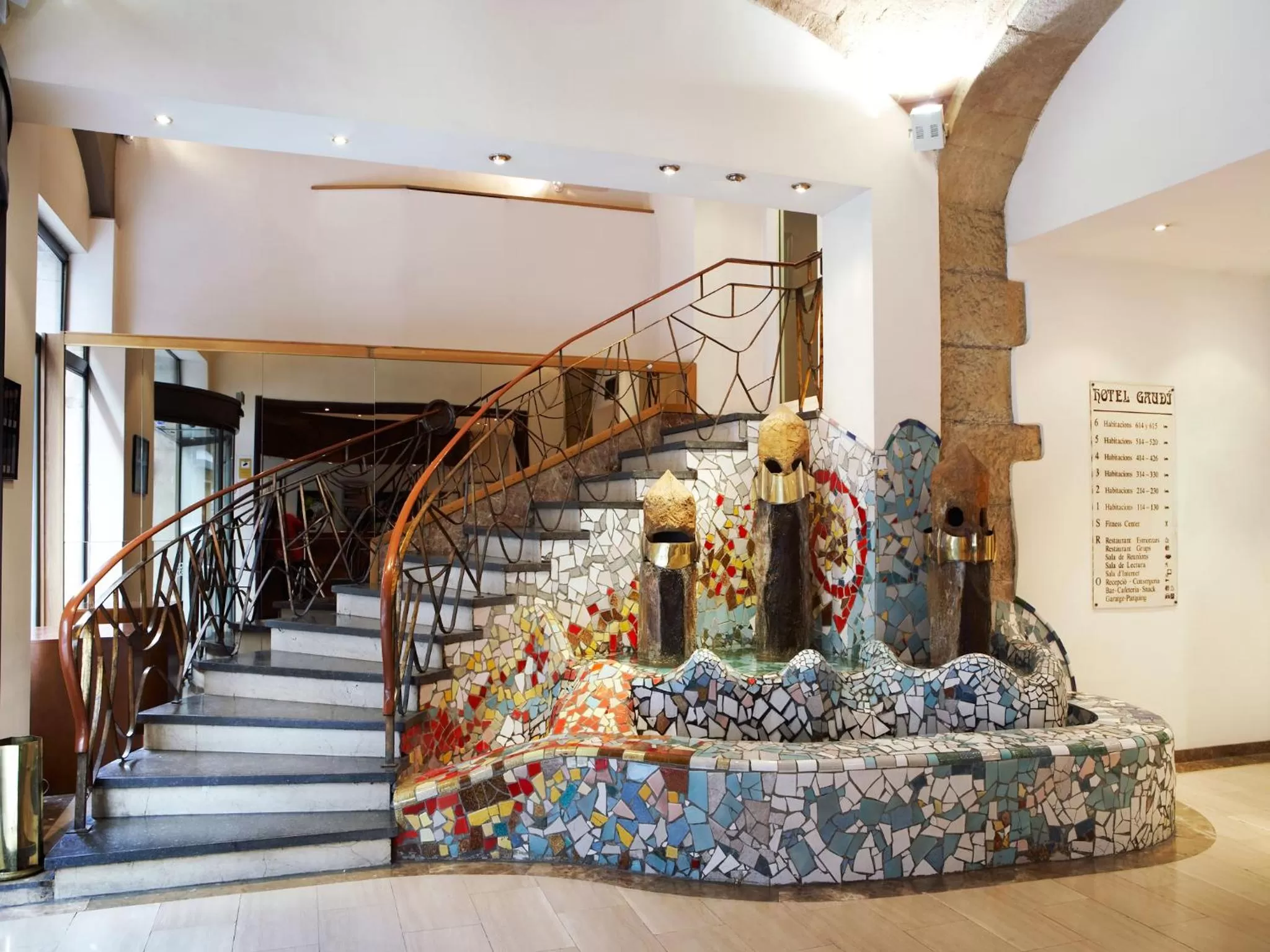 Lobby or reception in Gaudi Hotel