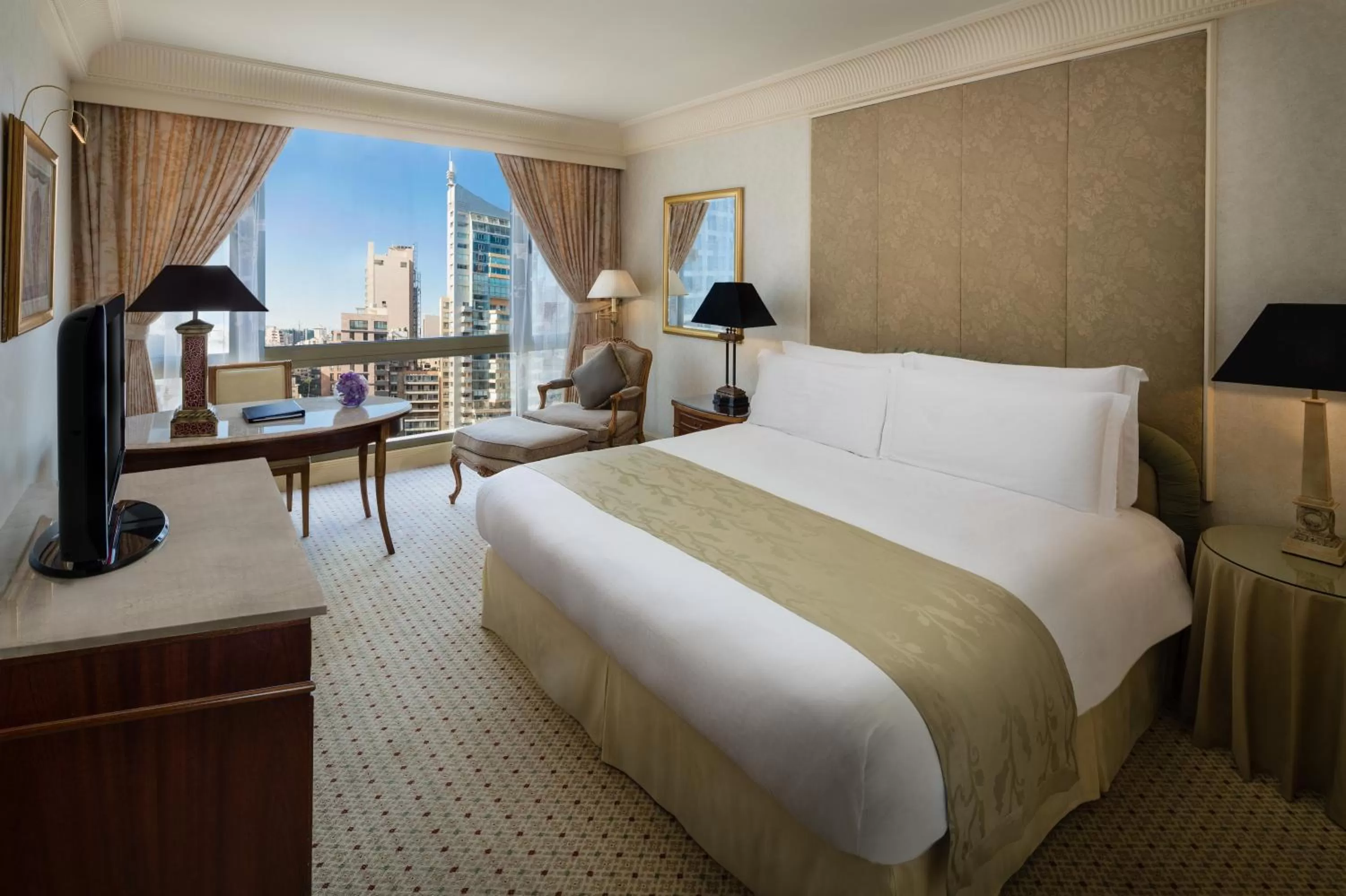 Bedroom, Bed in InterContinental Phoenicia Beirut by IHG