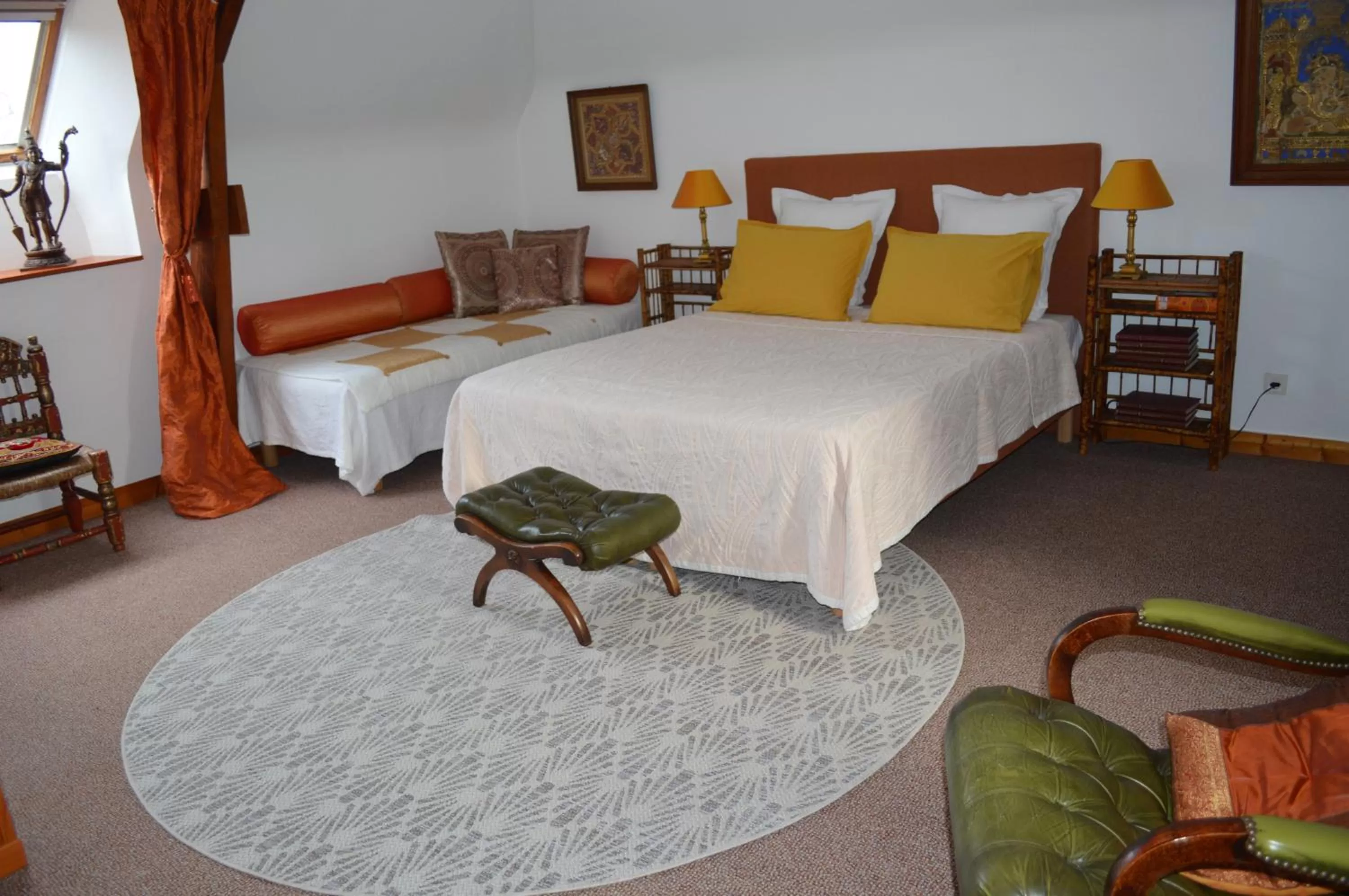 Bed in Manoir de Beaupré
