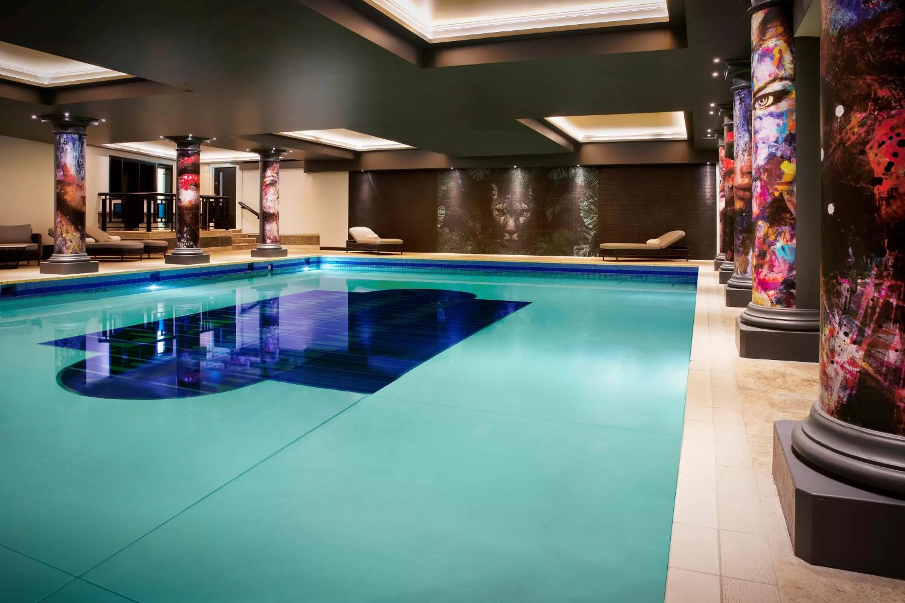Swimming pool in NYX Hotel London Holborn by Leonardo Hotels