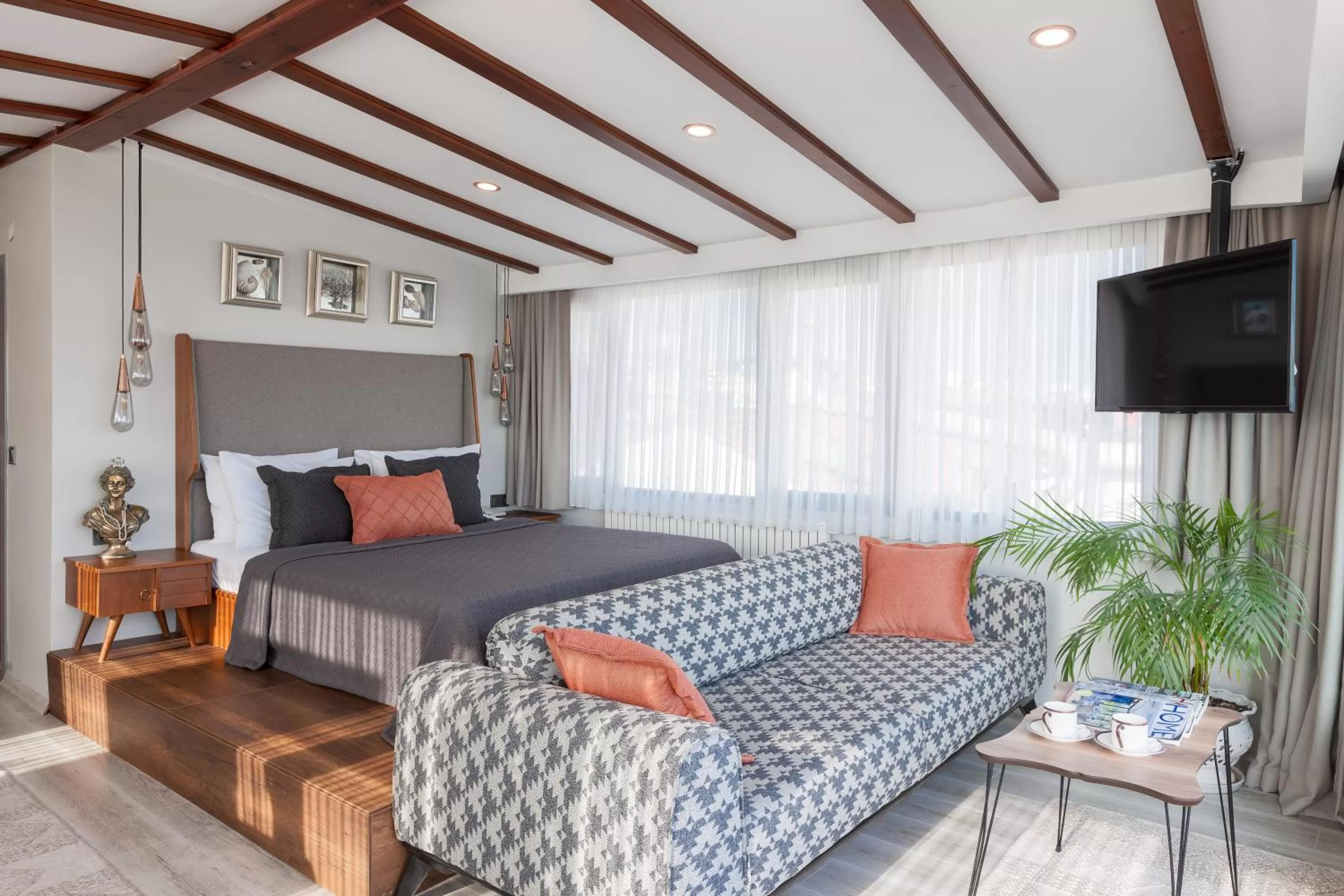 Decorative detail, Bed in Romantic Hotel Istanbul