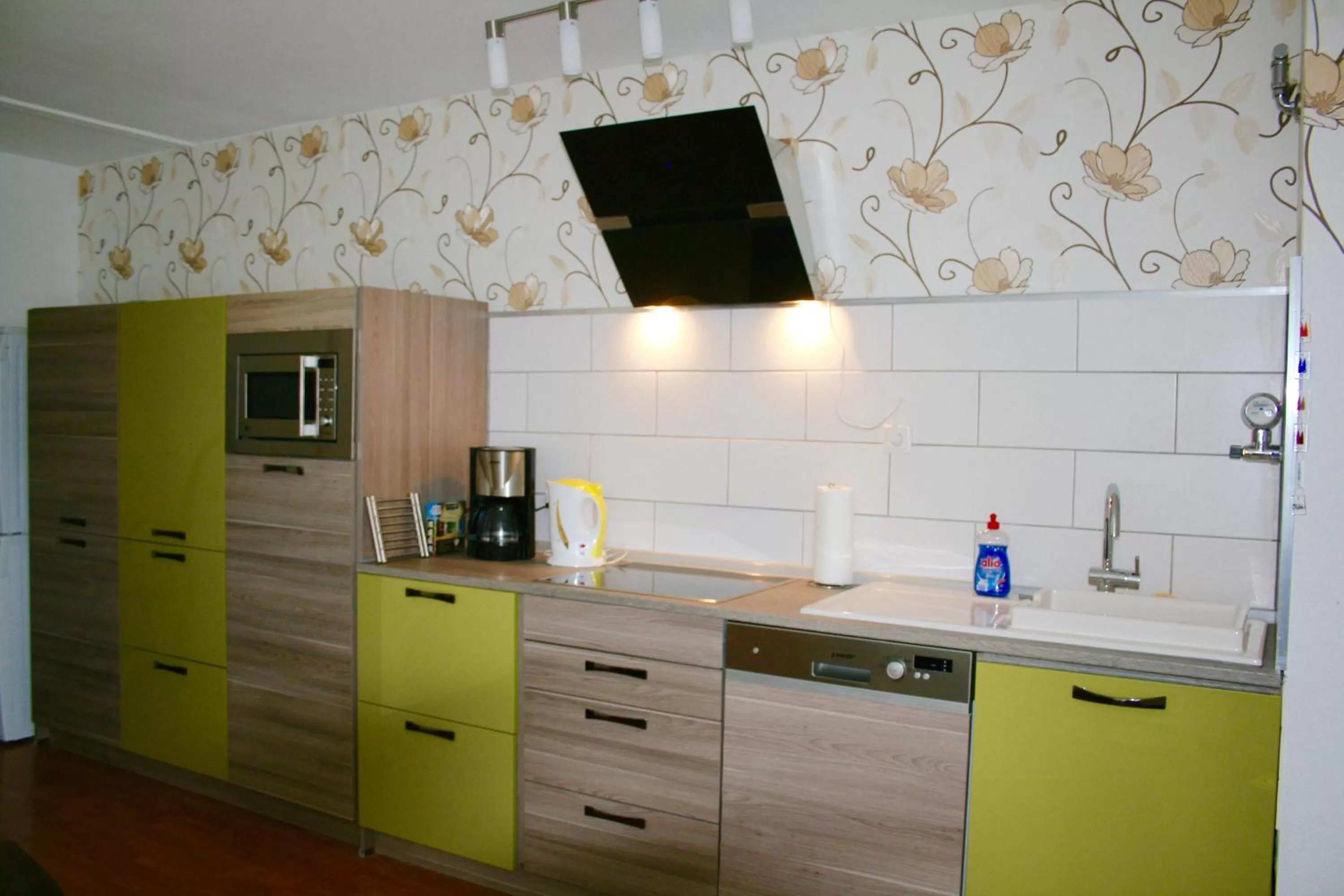 Kitchen/Kitchenette in Gästehaus beim Prinz