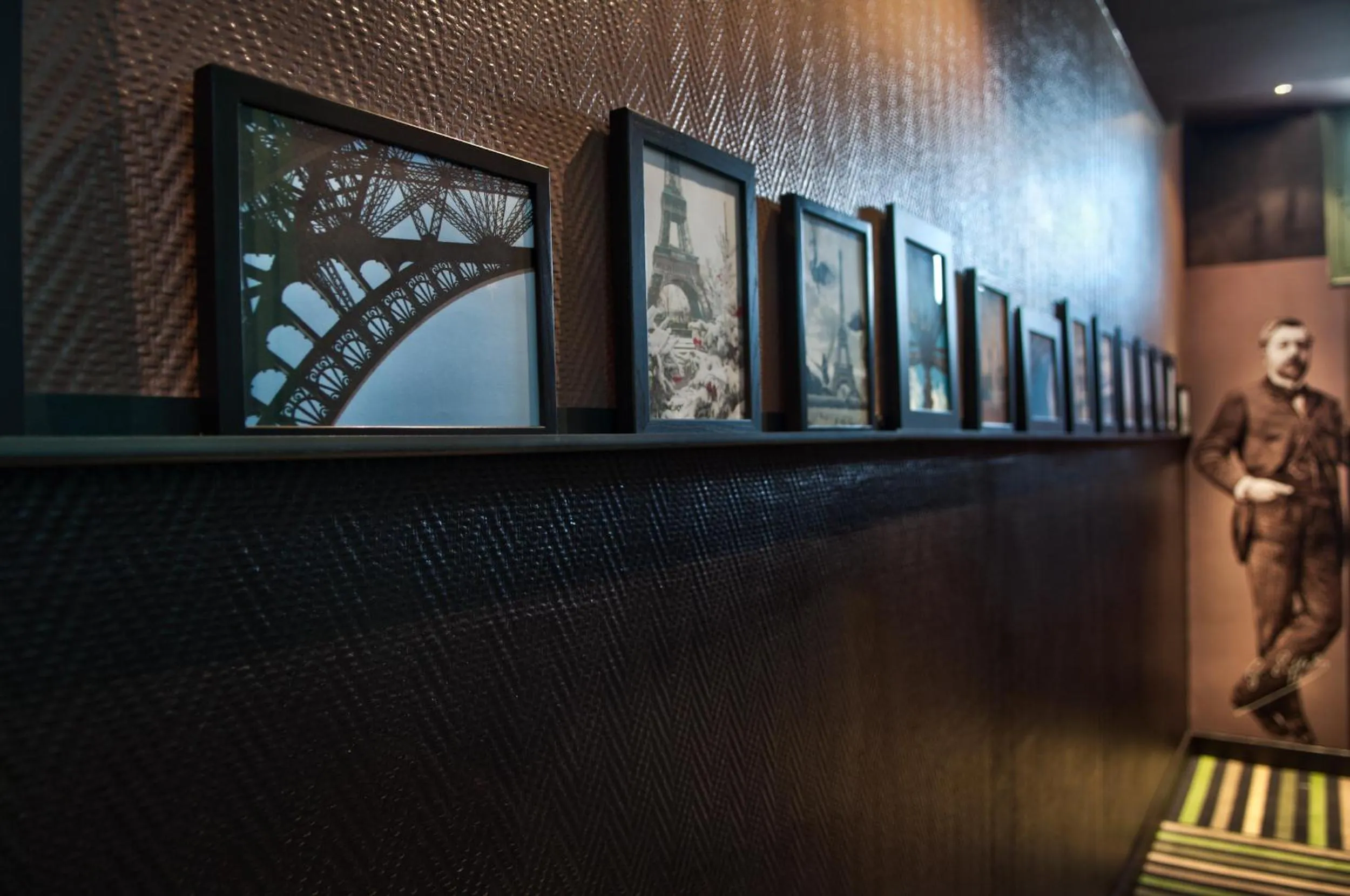 Decorative detail in Hotel Alpha Paris Eiffel by Patrick Hayat