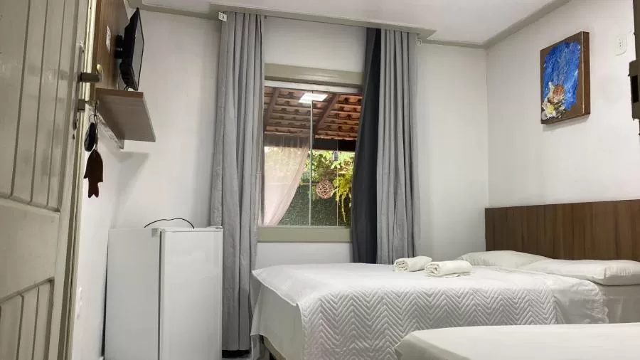 Bed in Pousada Recanto do Sal