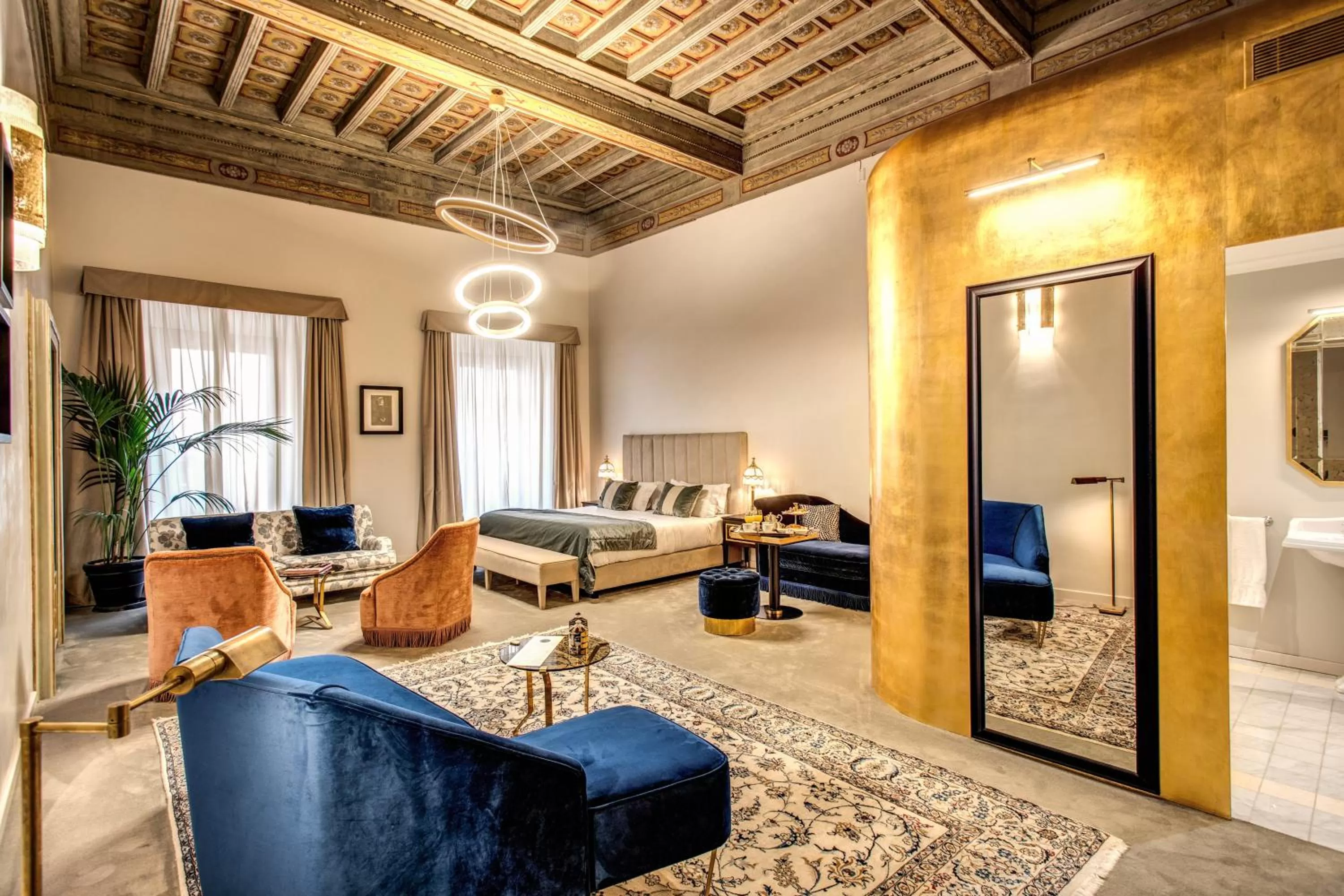 Bed in Martius Private Suites Hotel