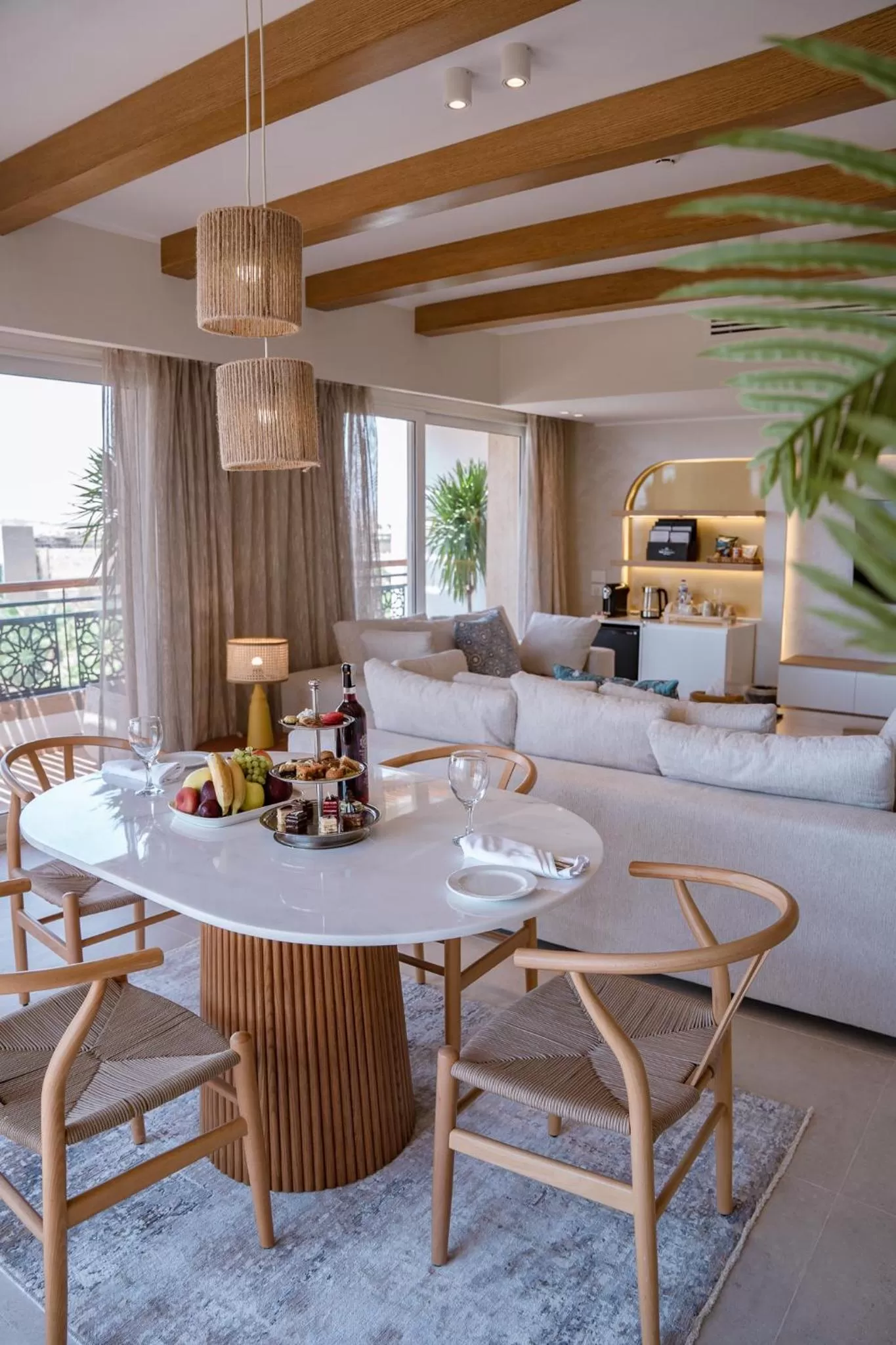 Seating area in Fort Arabesque Resort, Spa & Villas