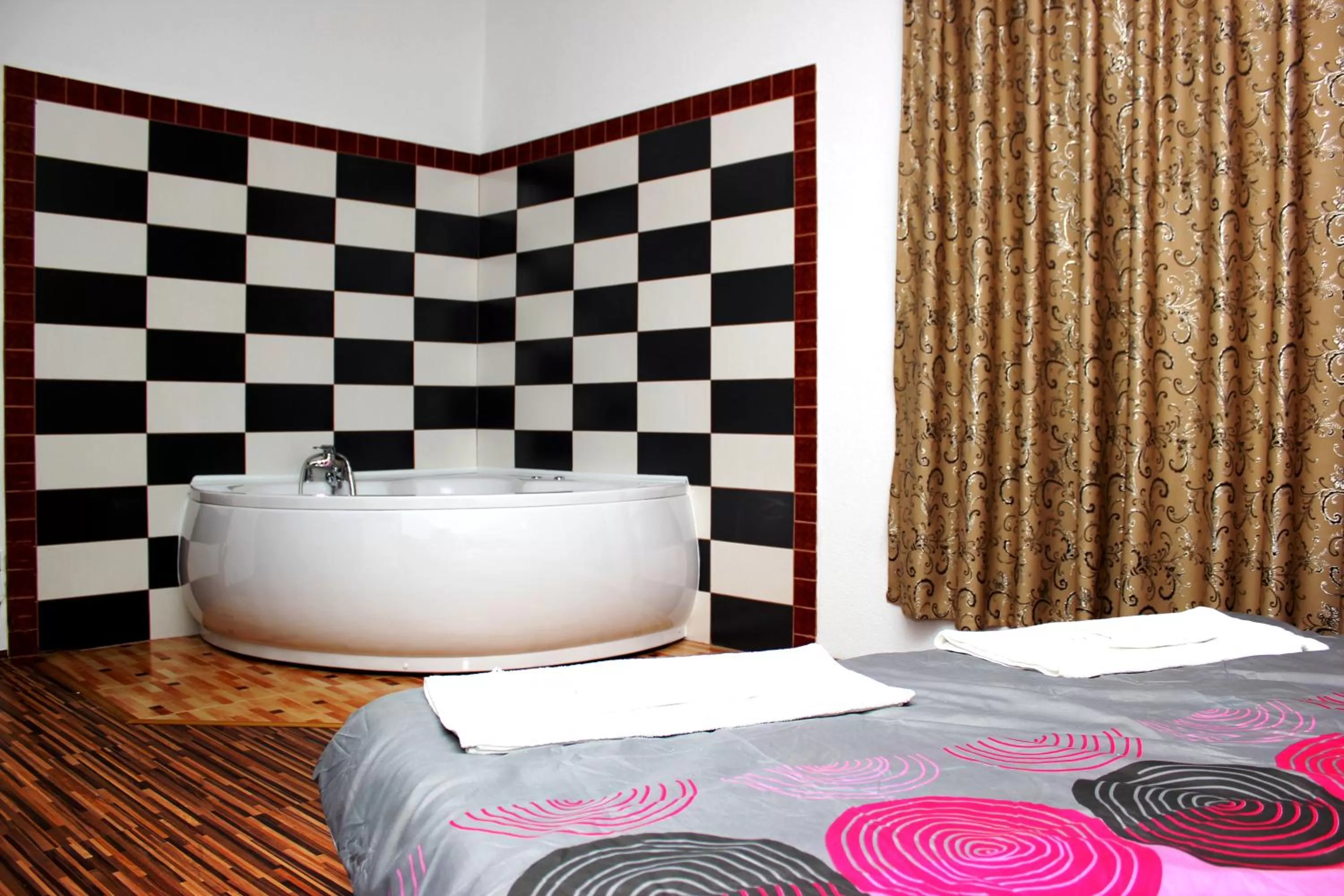 Bed in Hotel Albatros