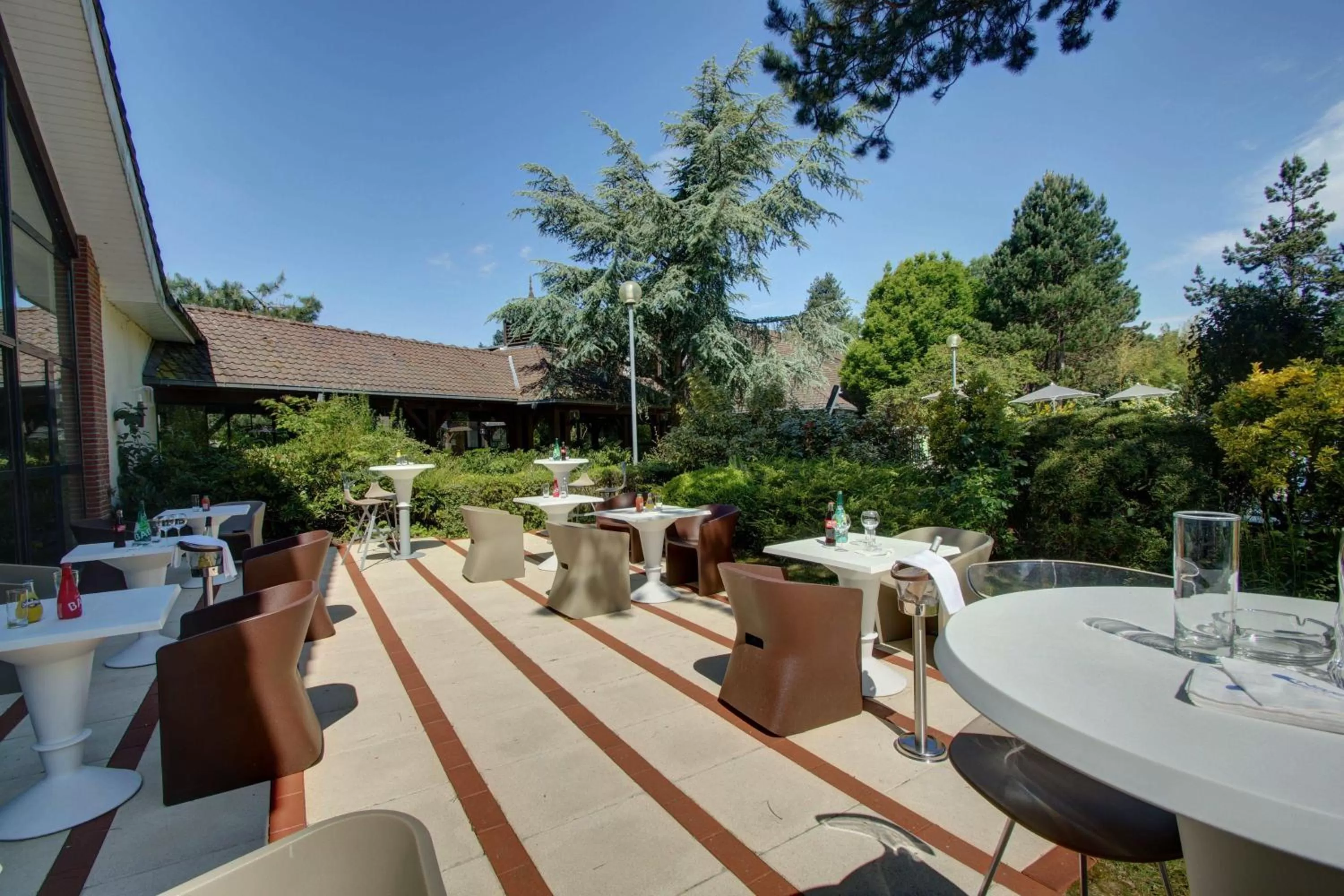 Patio in Hôtel du Parc
