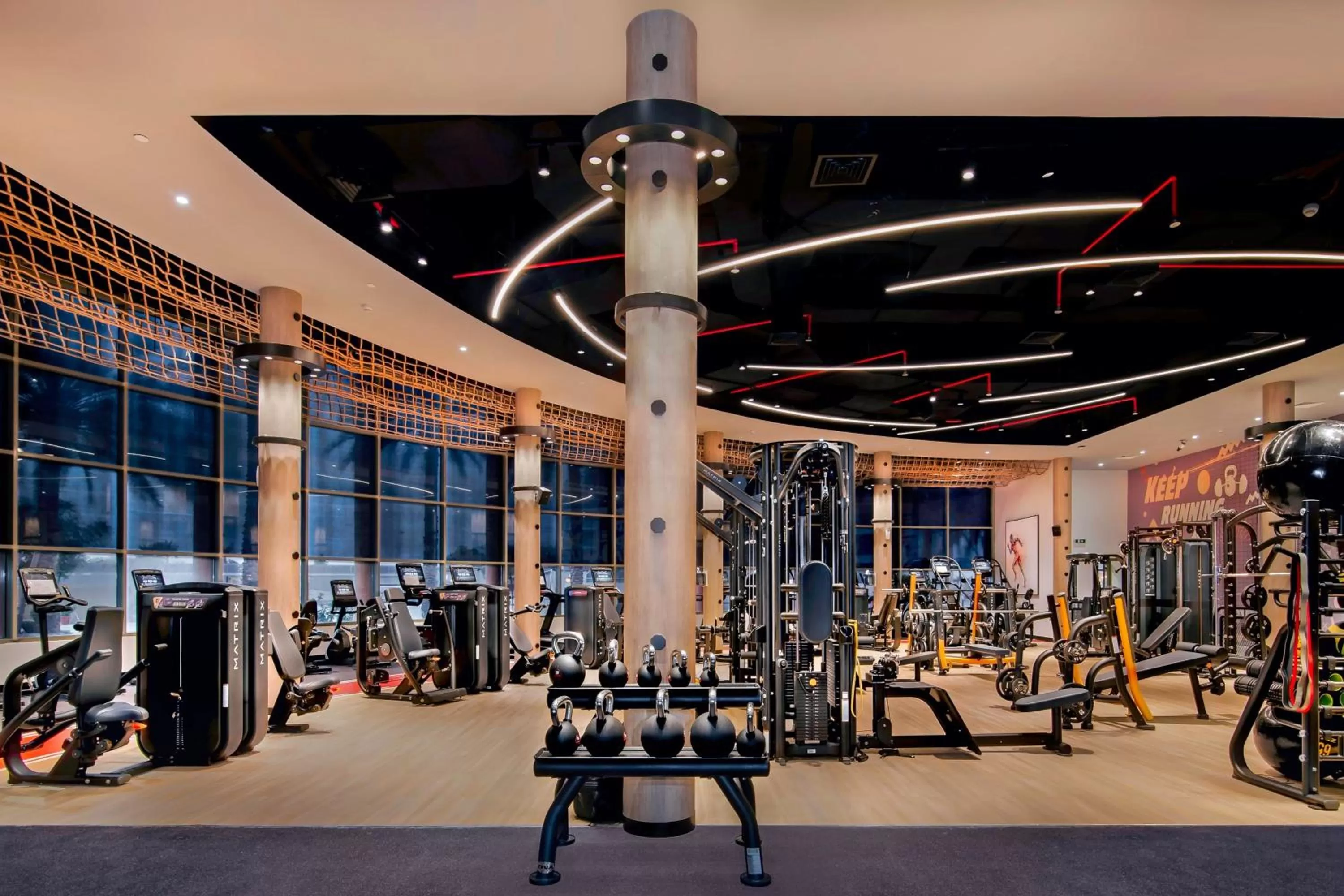 Fitness centre/facilities in Sheraton Abu Dhabi Hotel & Resort