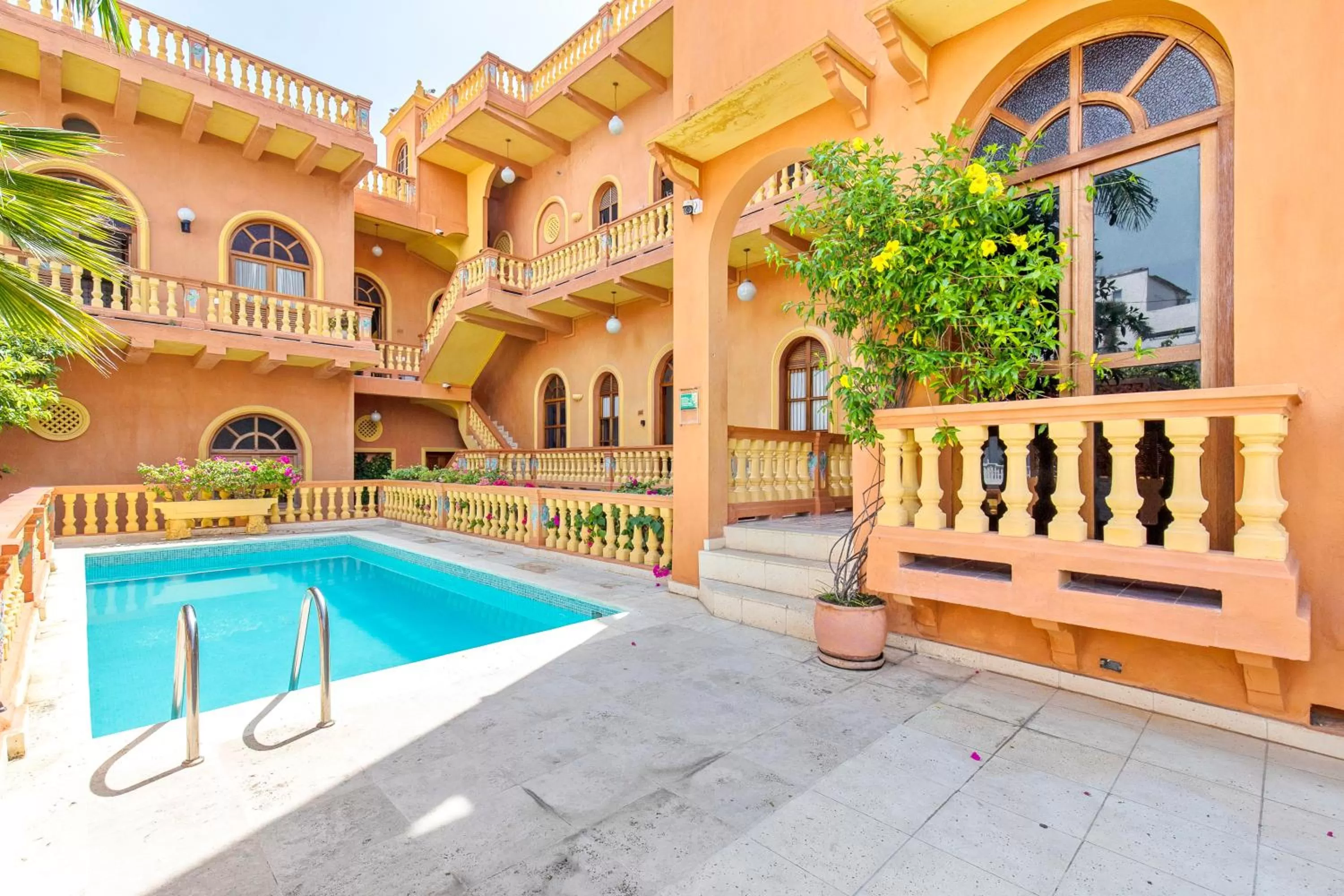 Swimming pool in Casa Morales Getsemaní