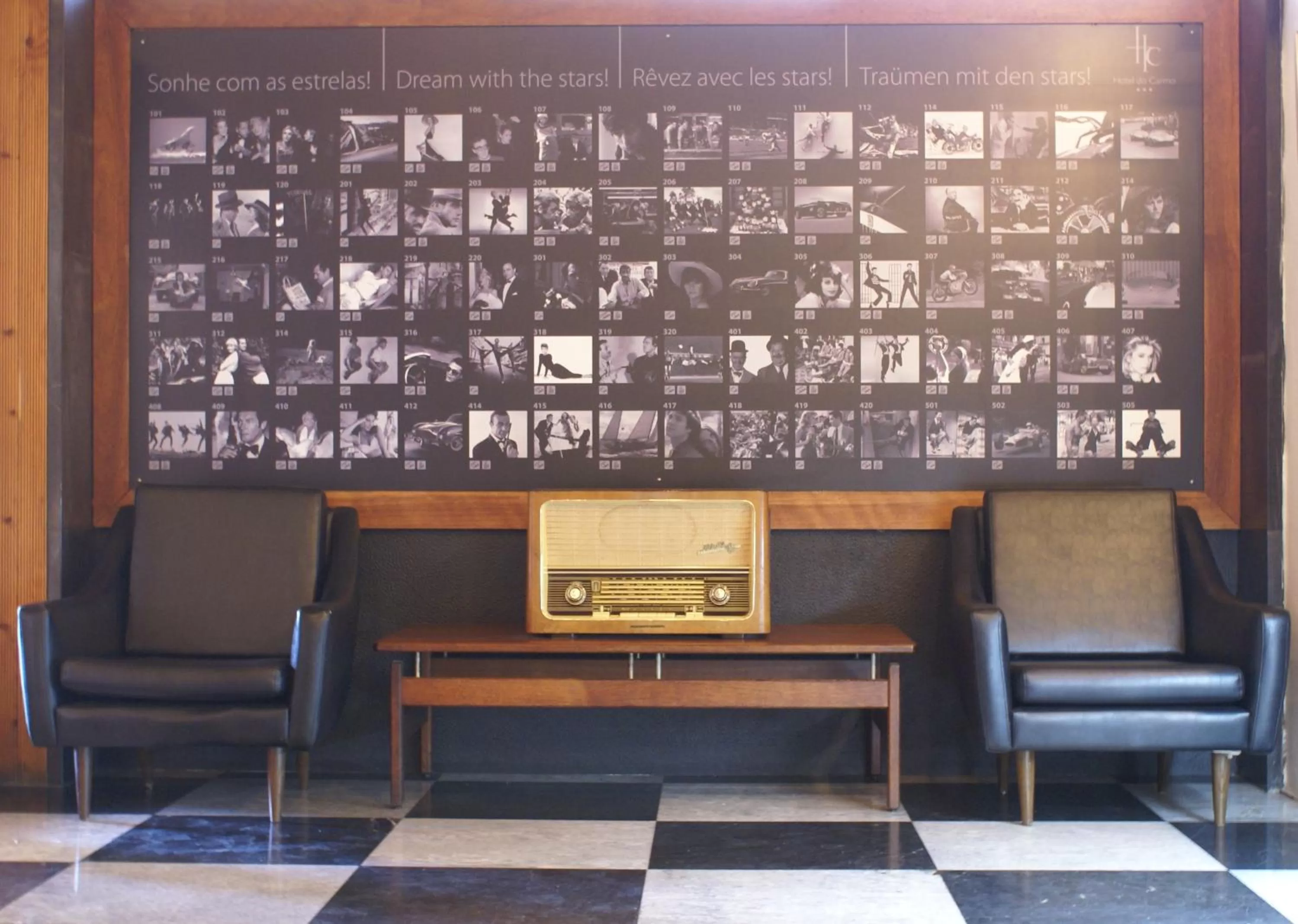 Lobby or reception in Hotel do Carmo