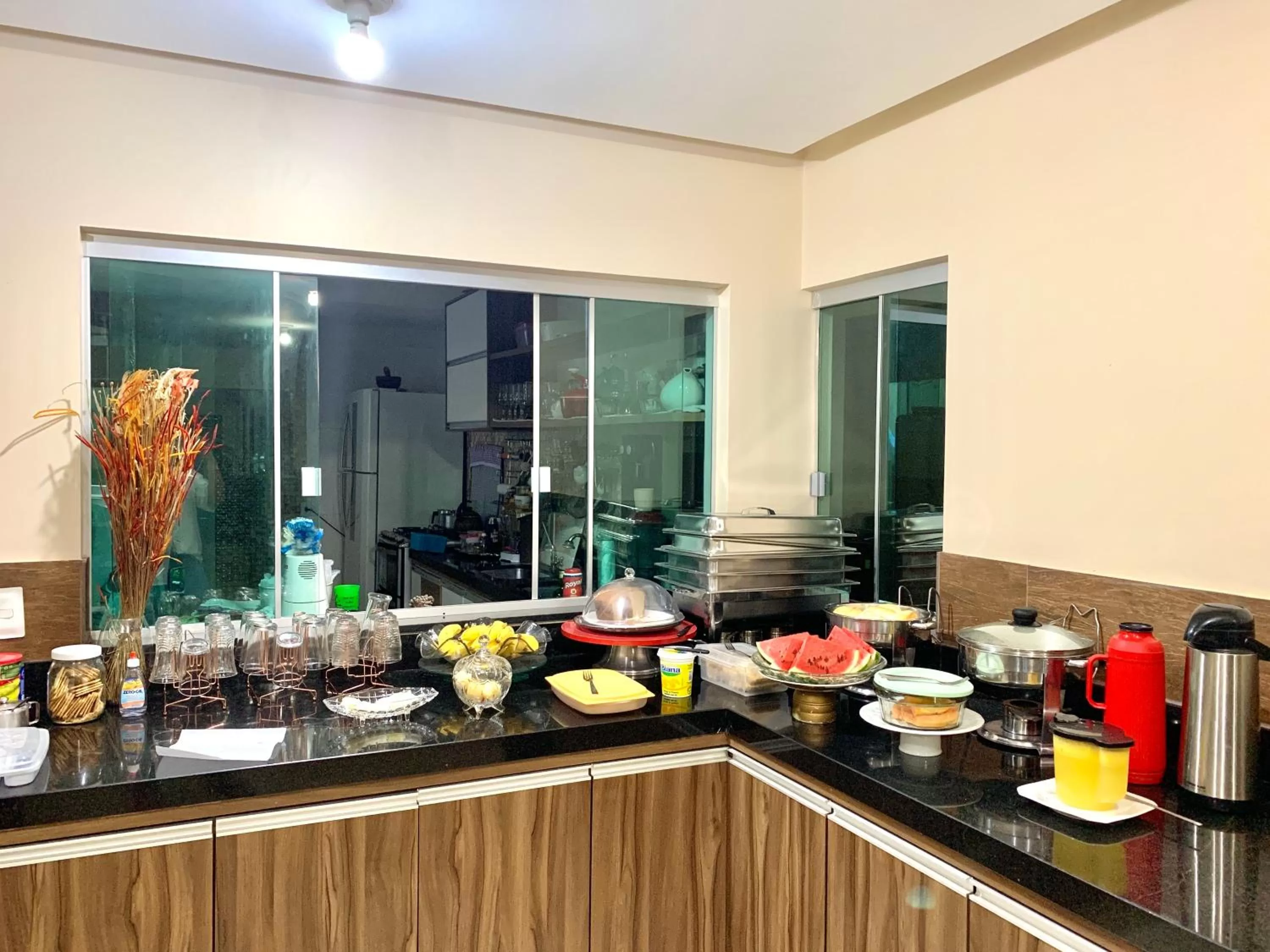 Food and drinks in Pousada Jardim Brasília