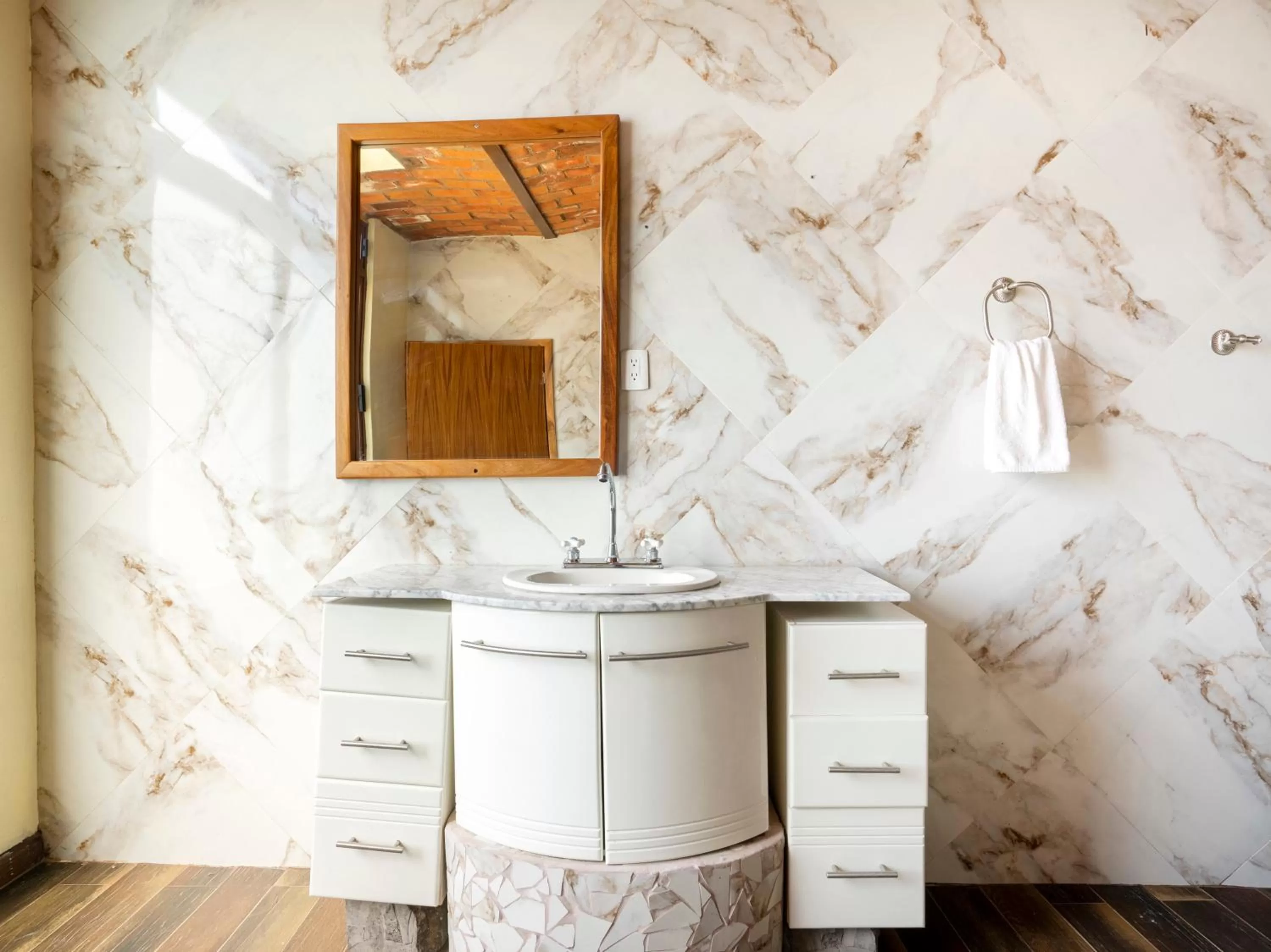 Bathroom in Collection O Hotel Monte Agave