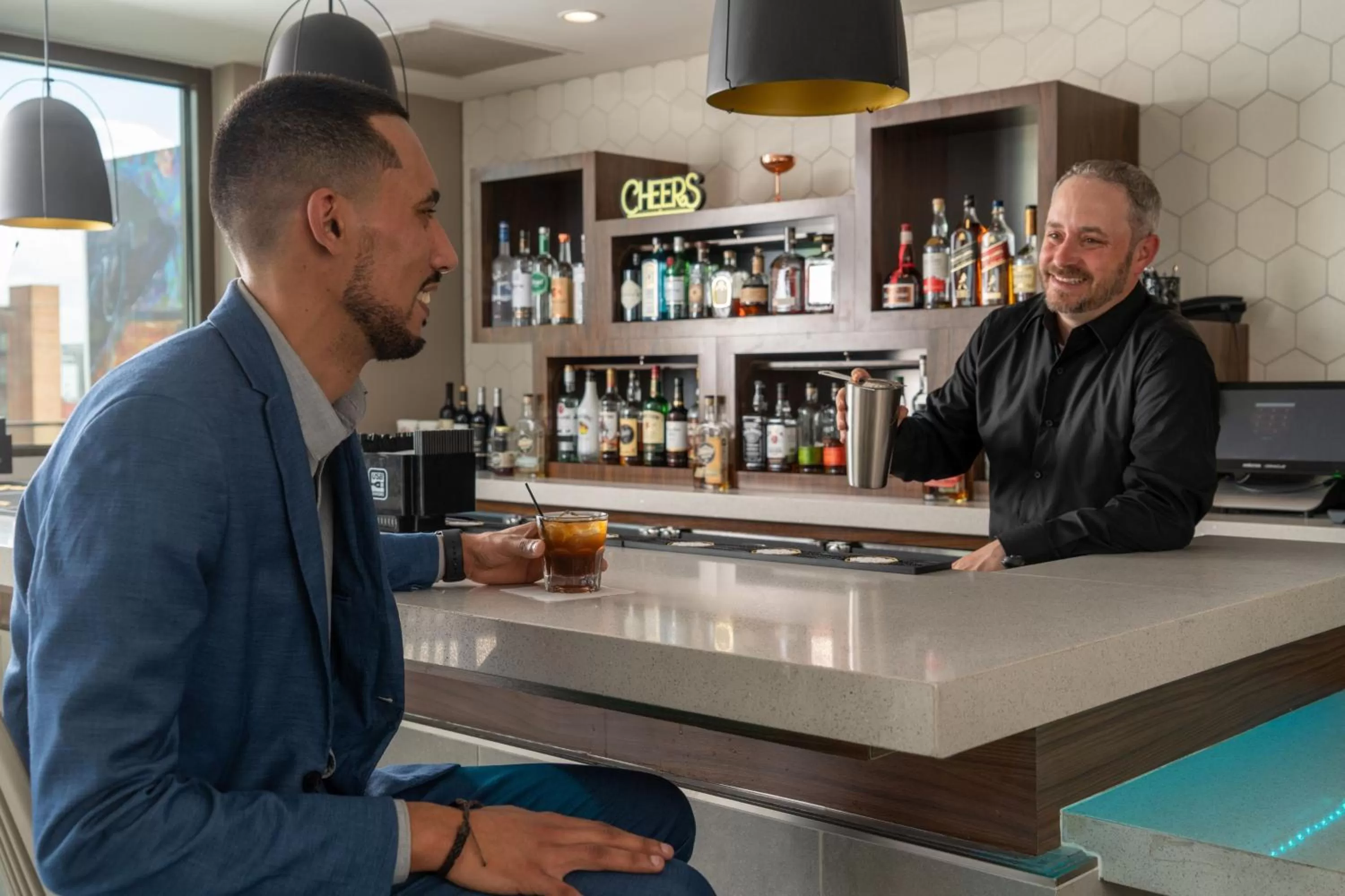 Lounge or bar in TownePlace Suites by Marriott New Orleans Downtown/Canal Street