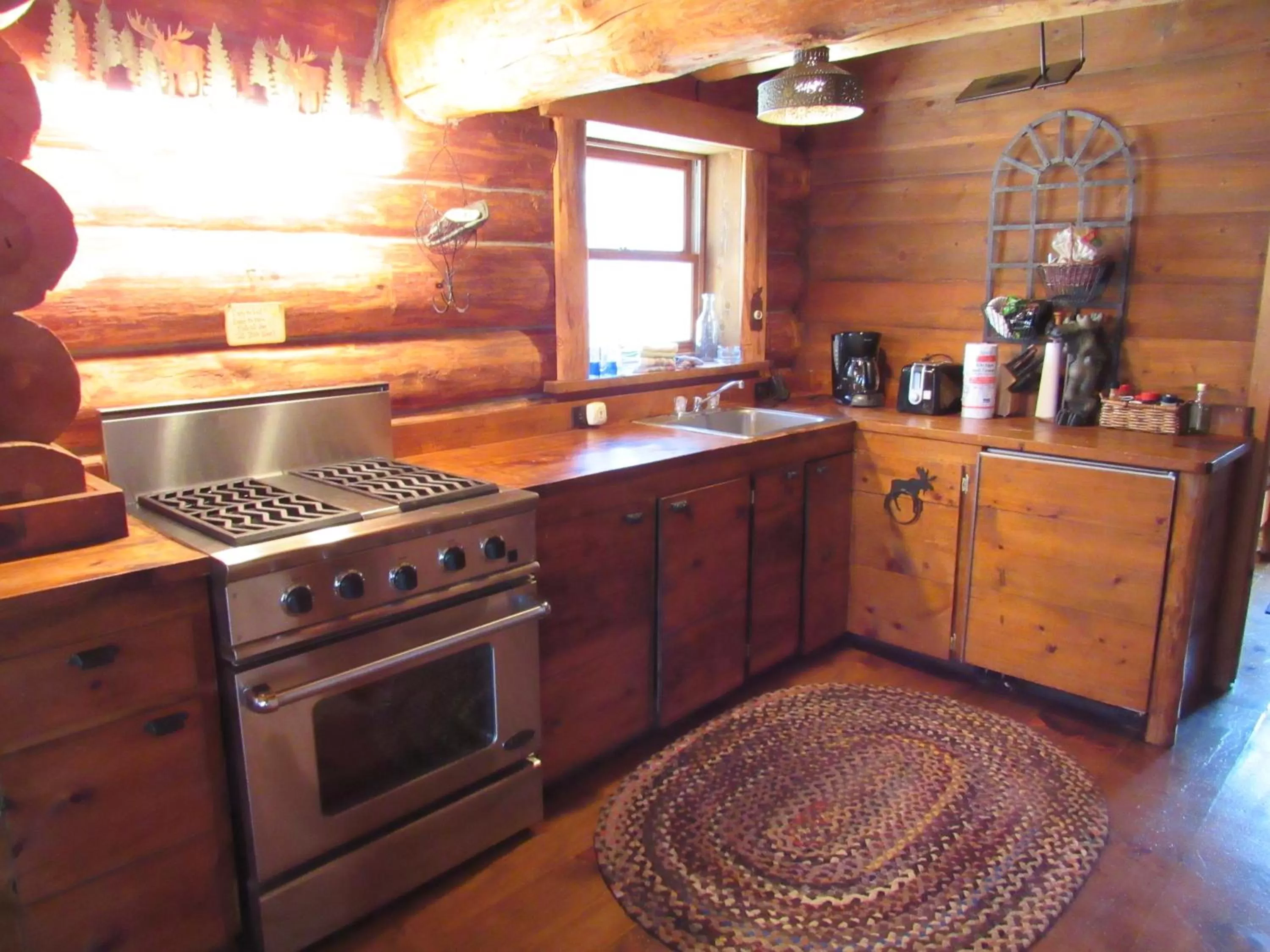 Kitchen or kitchenette in Drummond Island Resort