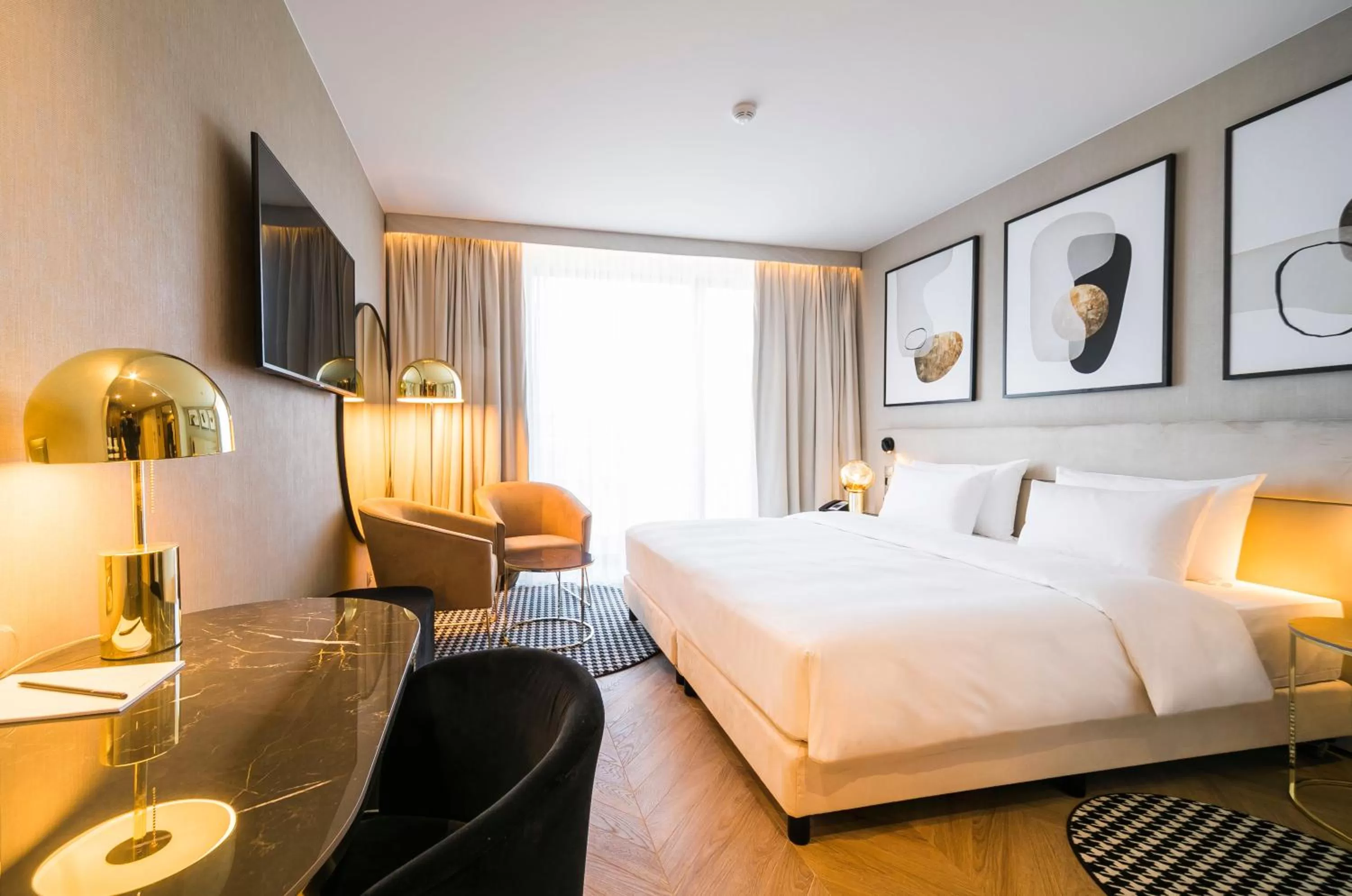 Photo of the whole room, Bed in Radisson Blu Hotel Sopot