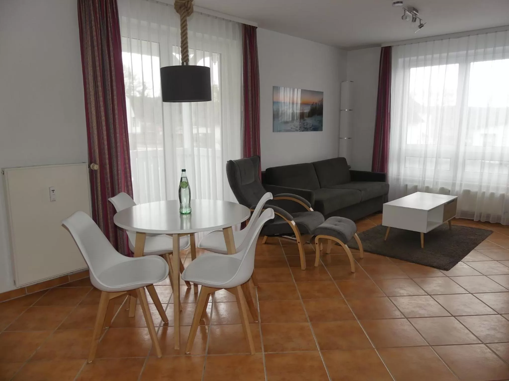 Living room, Seating Area in Apartmenthaus Binzer Sterne