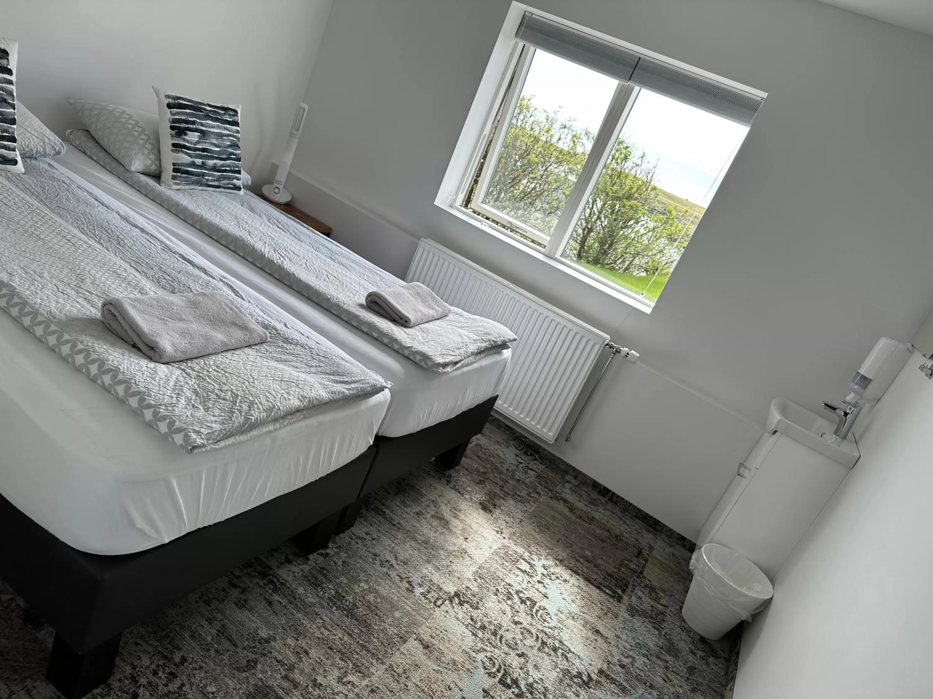 Bed in Guesthouse Dyngja