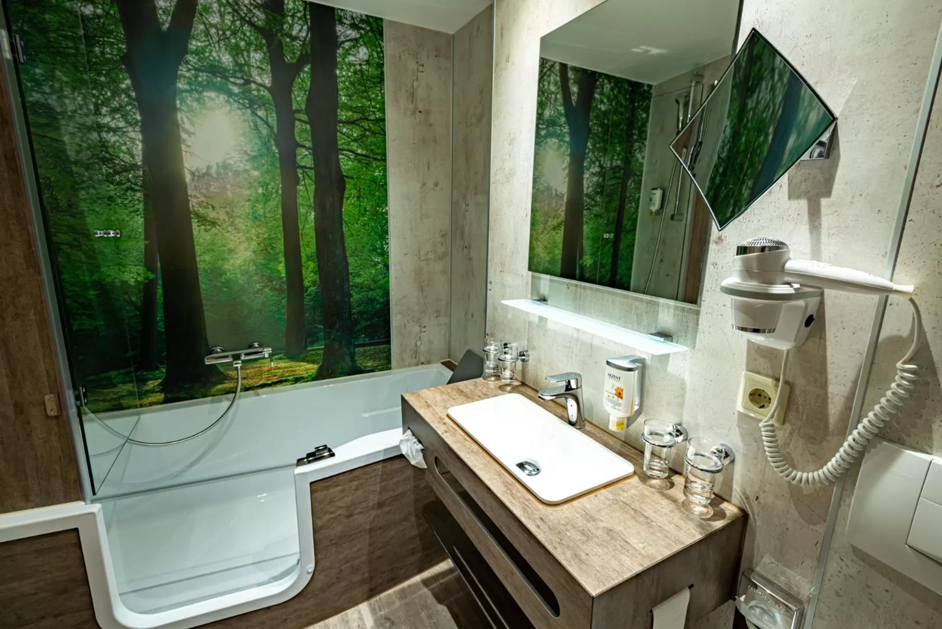 Shower in AKZENT Hotel Zur Post