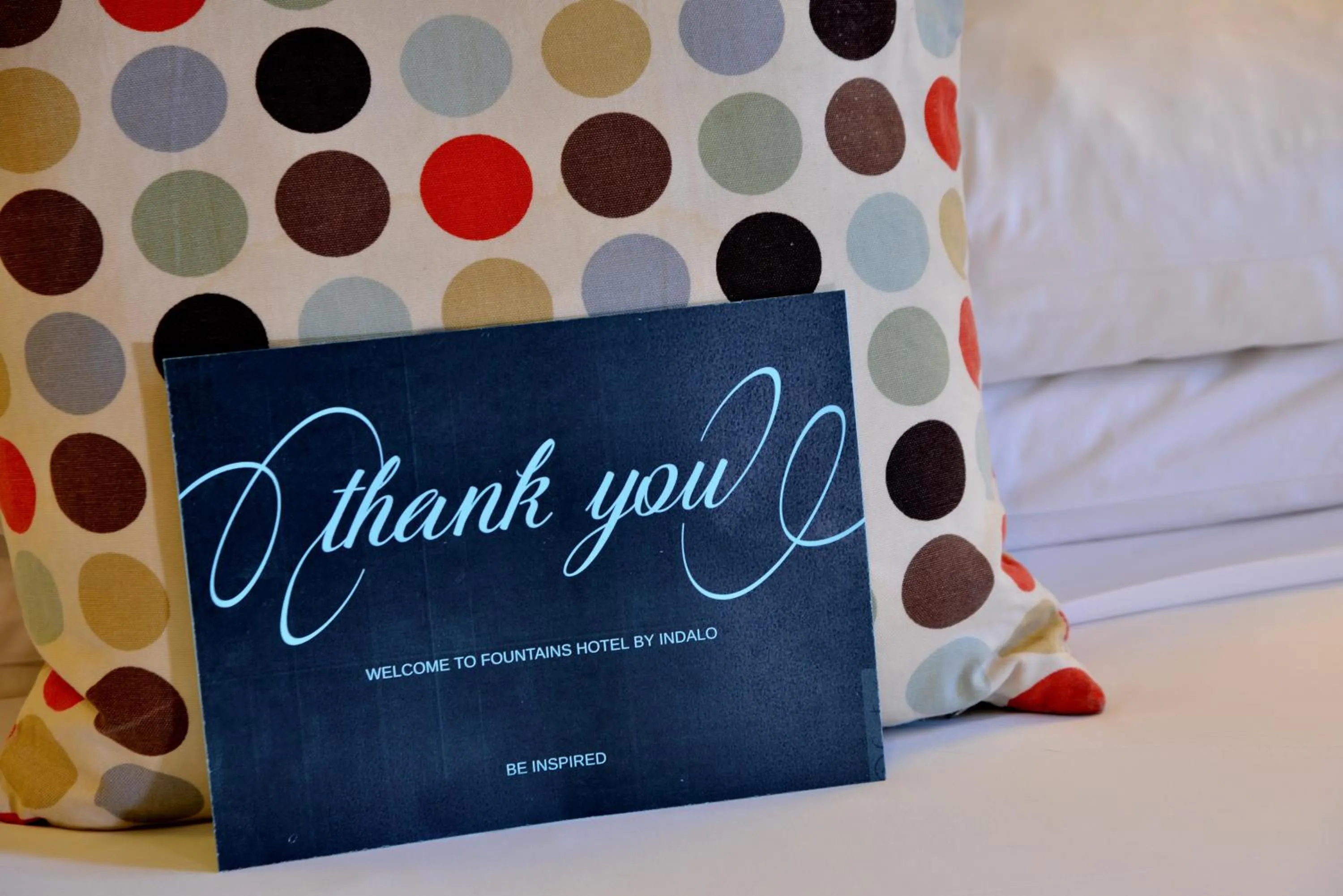 Bed in Fountains Hotel