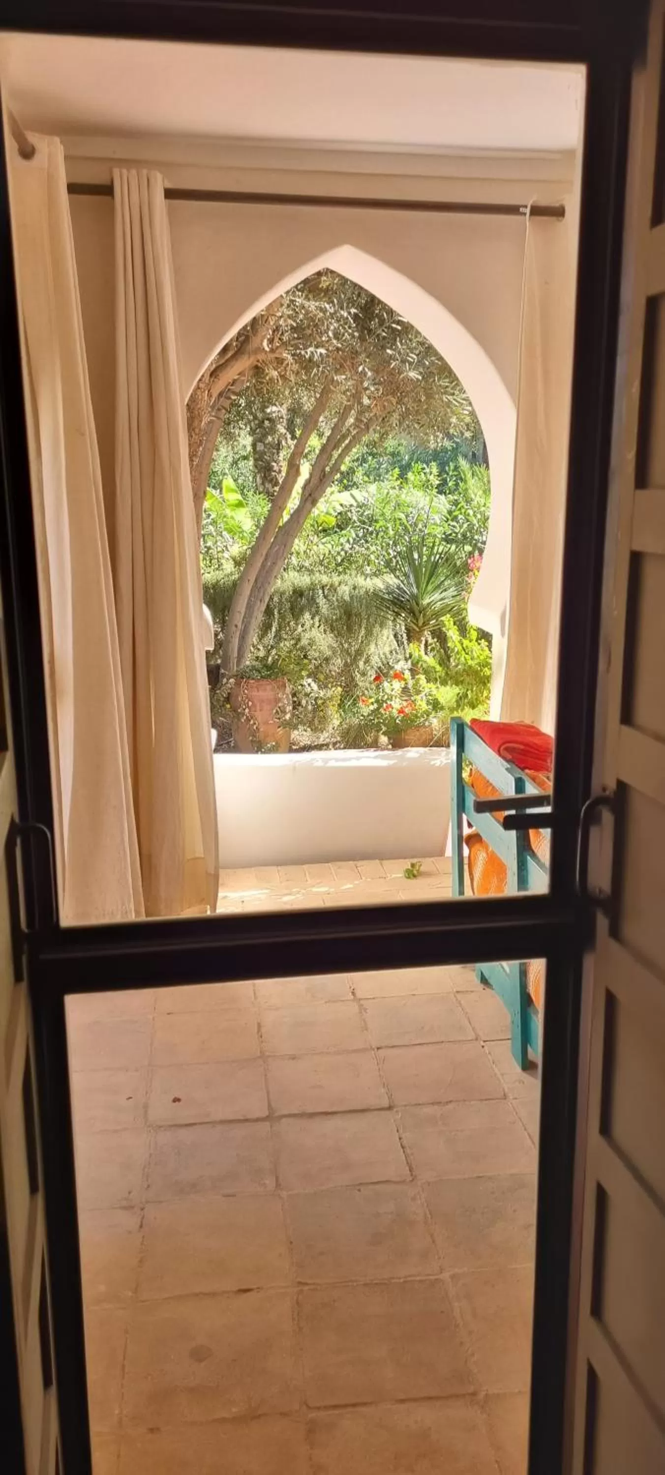 Balcony/Terrace in Les Trois Paons