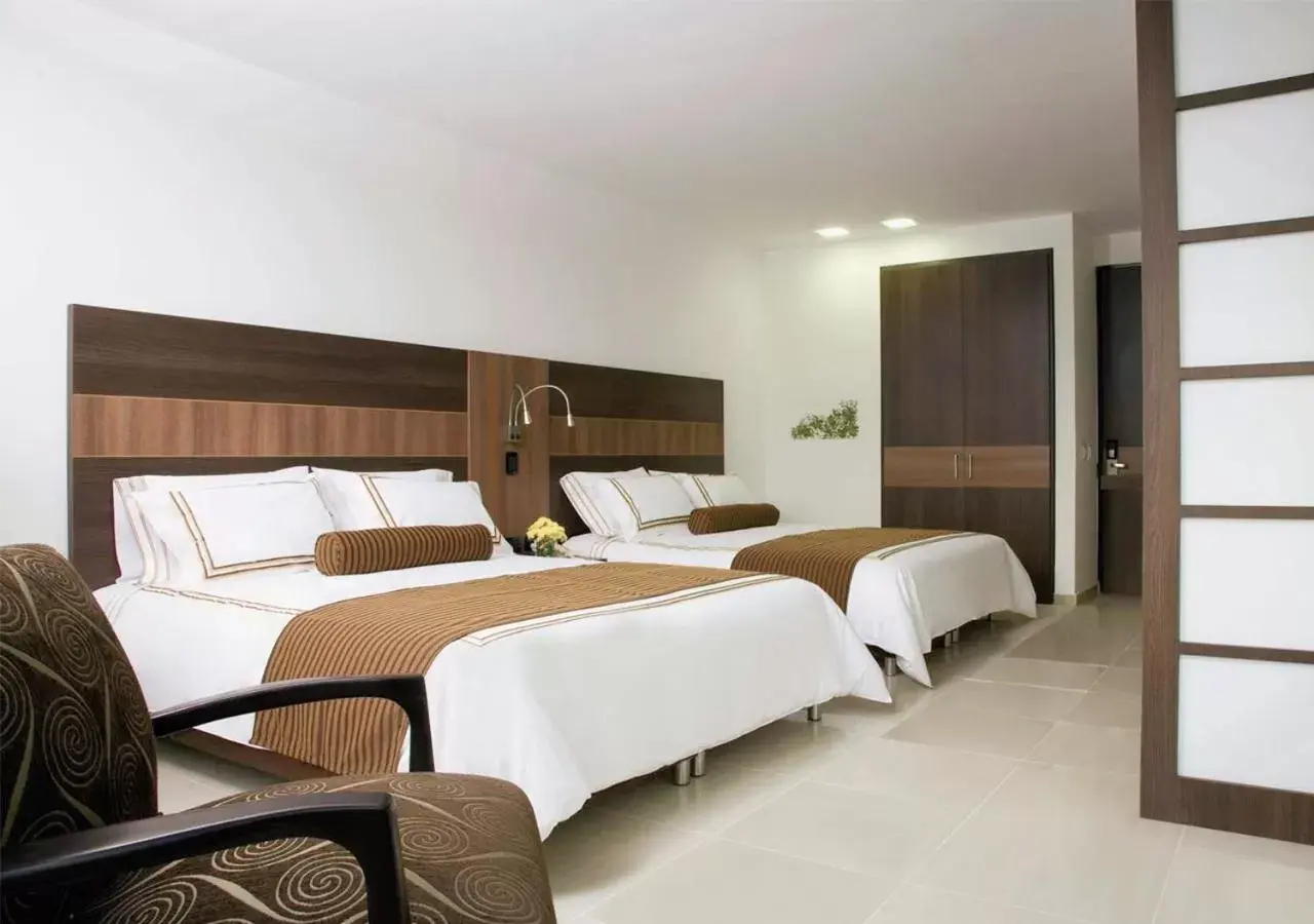 Twin Room in San Simon Hotel Pereira By Soratama Twin Room in San Simon Hotel Pereira By Soratama