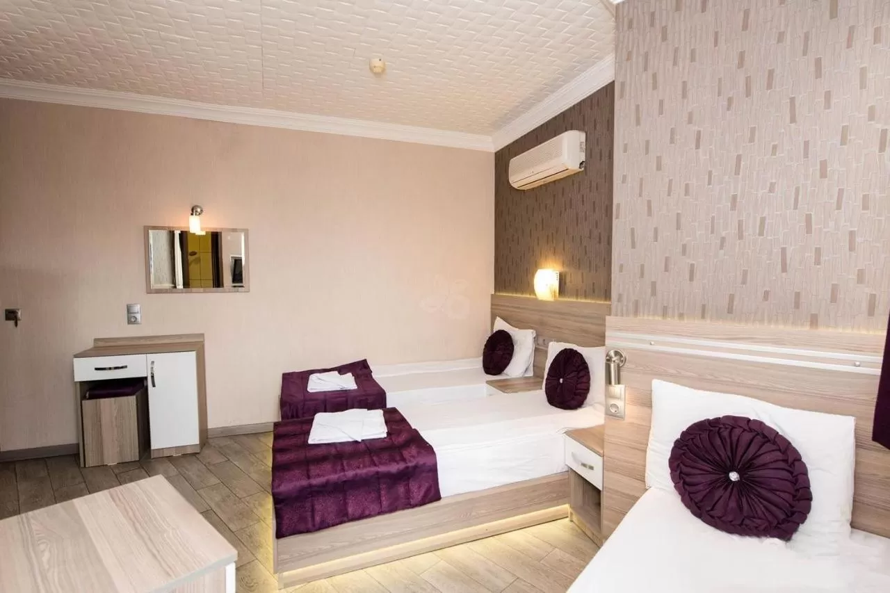 Bed in Olimpiyat Hotel Izmir