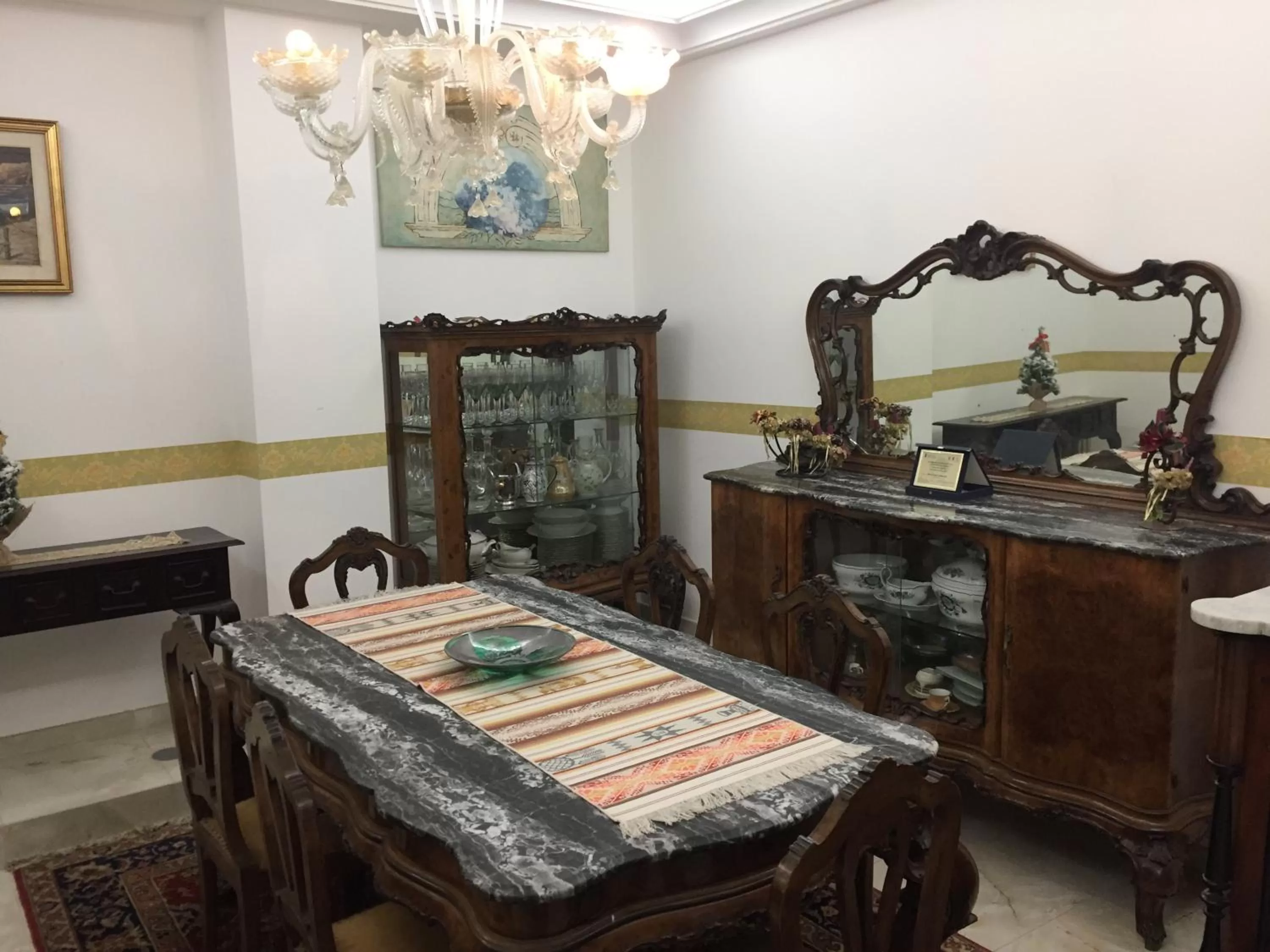 Dining area in Stanze Barocche