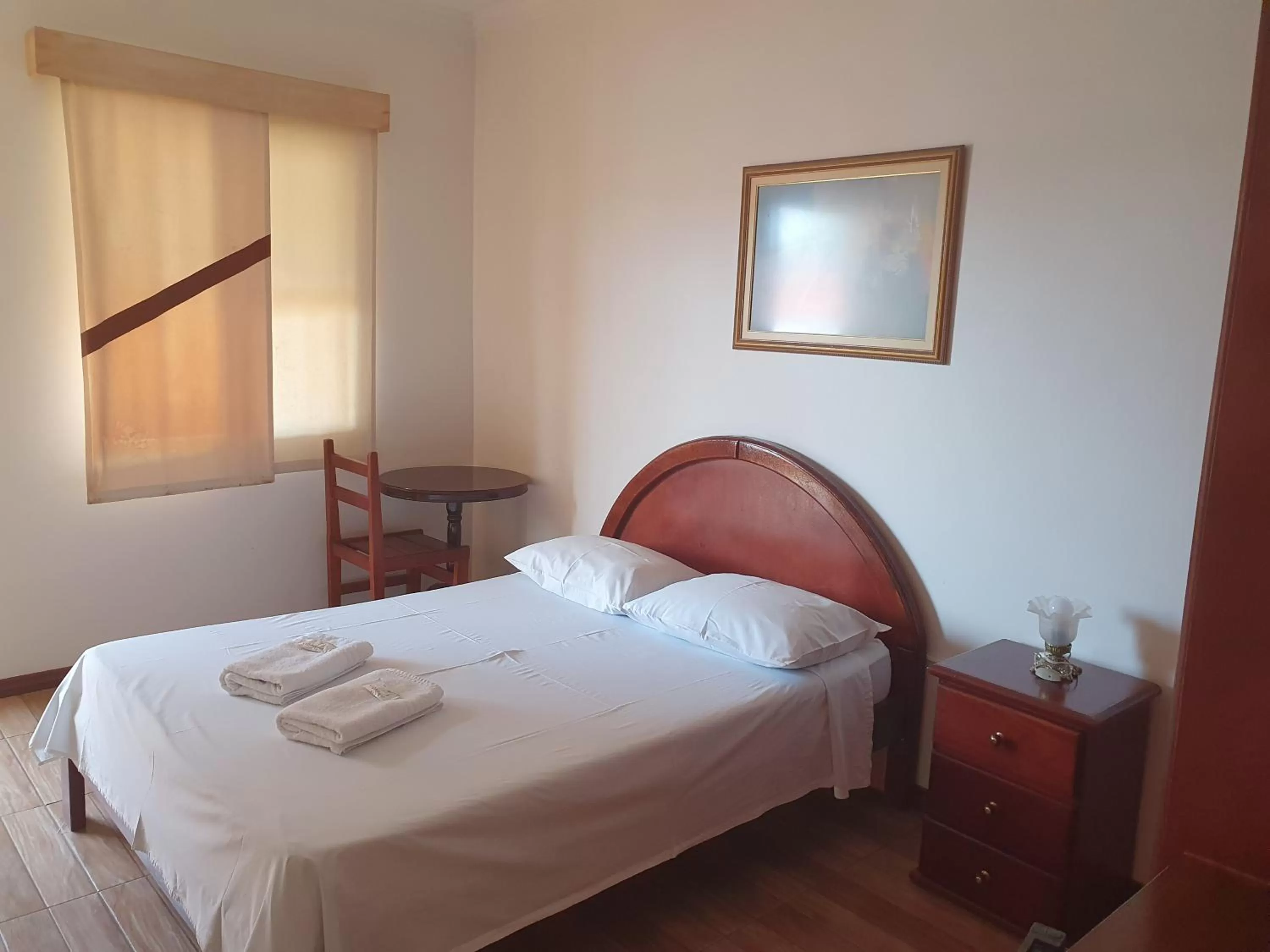 Bed in Hotel Sta Mônica Marília