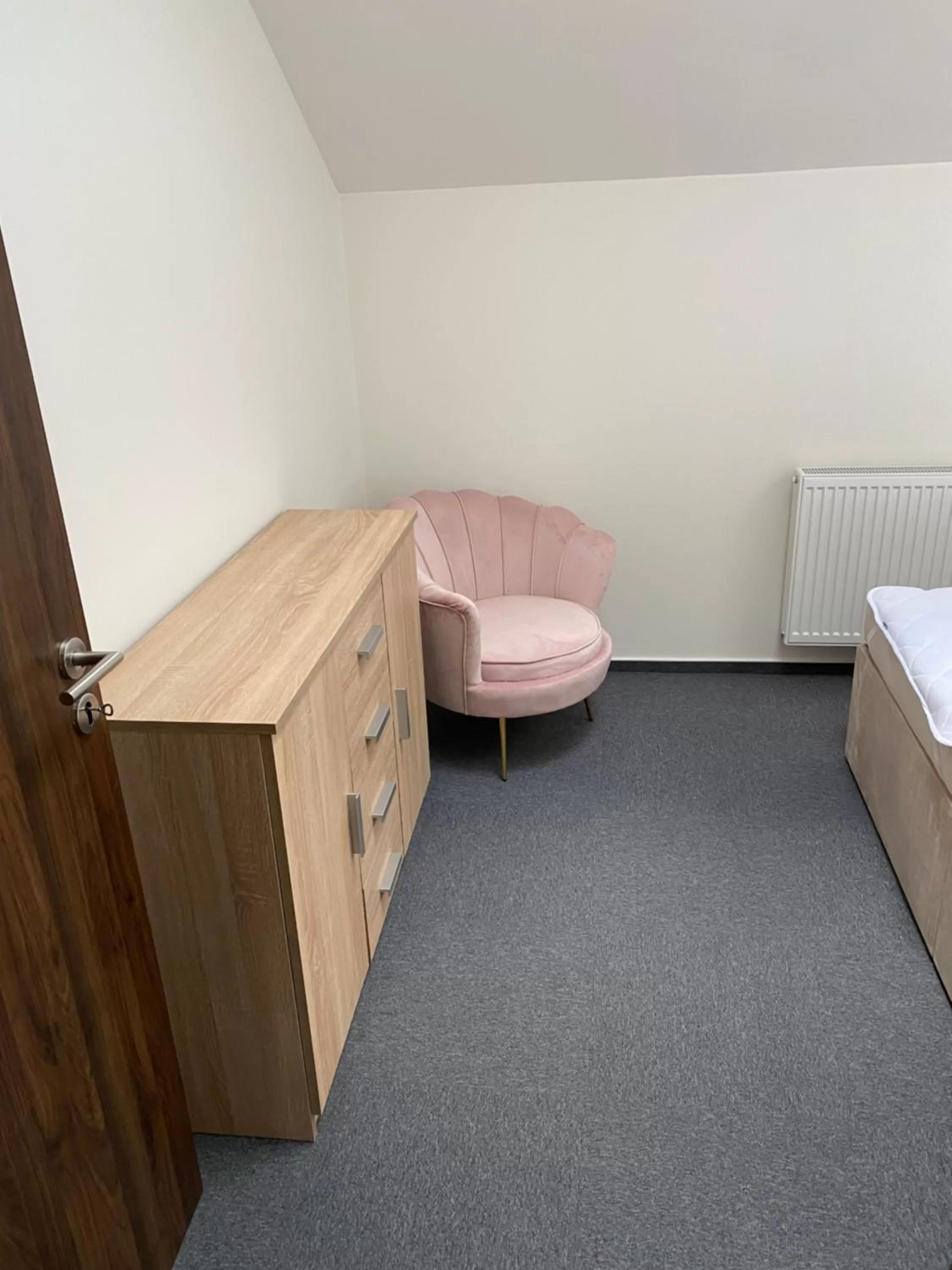 Seating area, Bed in Hotel Palác