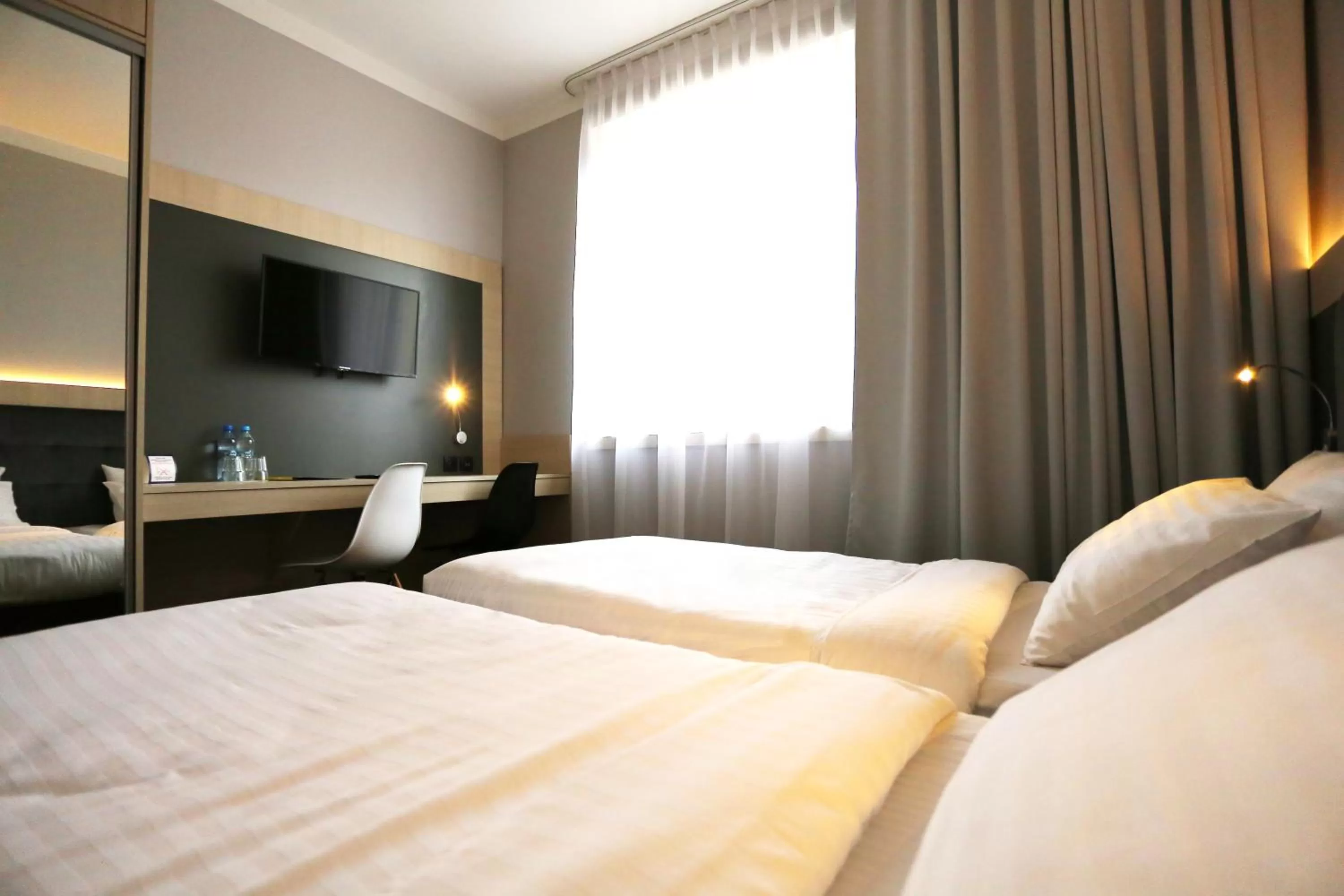 Bed in euroHOTEL Sosnowiec Kazimierz