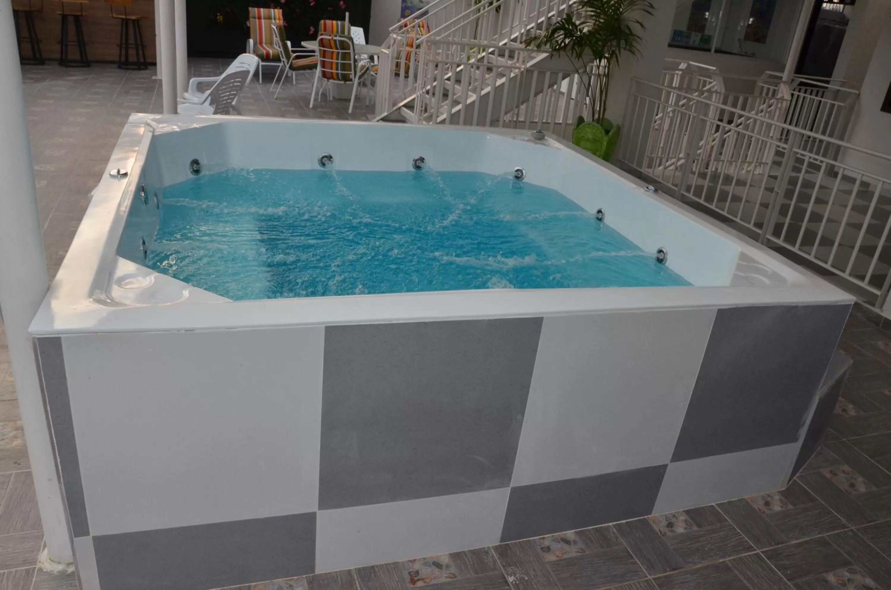 Property building in Hotel El Olimpo