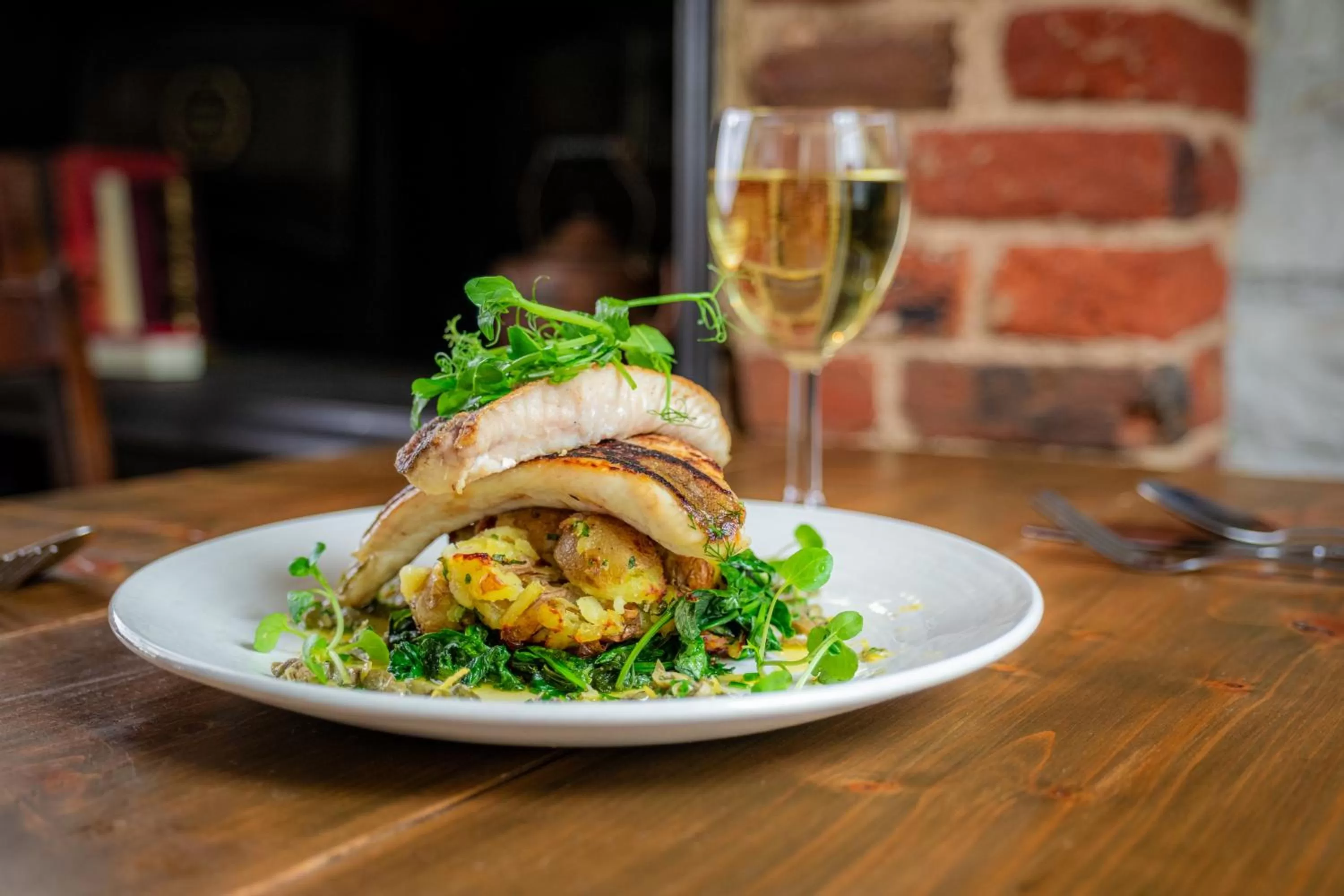 Food and drinks in The George Hotel