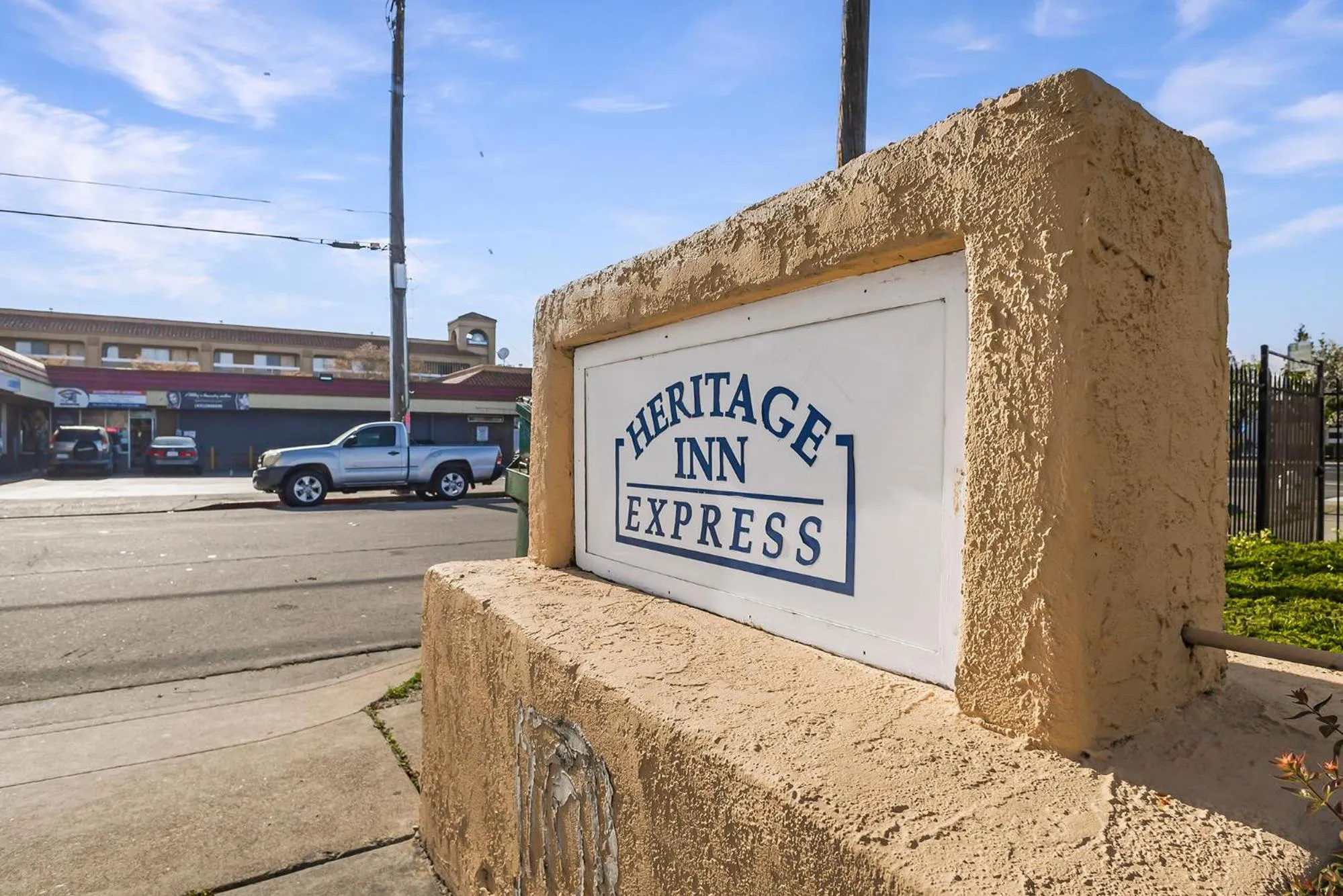 Property logo or sign in Heritage Inn Express Hayward